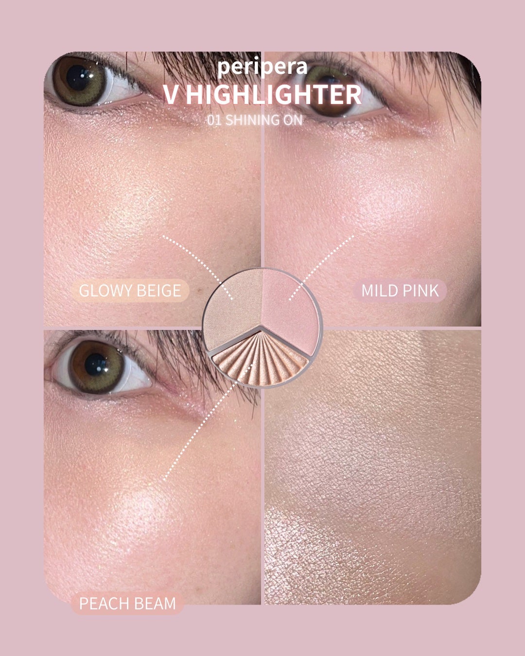 ブイ ハイライター/PERIPERA/ハイライト・シェーディングを使ったクチコミ(4枚目)