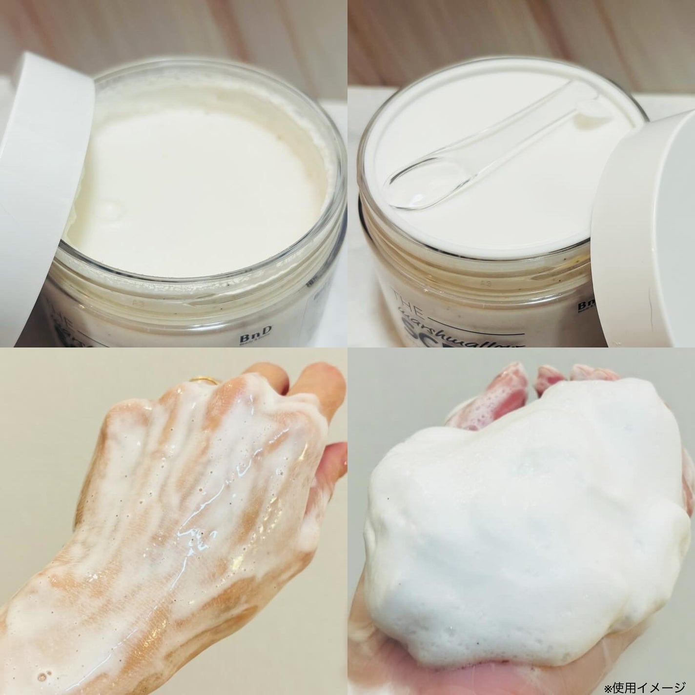 BnD マシュマロ コラーゲン AHA スクラブ /BnD/ボディスクラブを使ったクチコミ(3枚目)