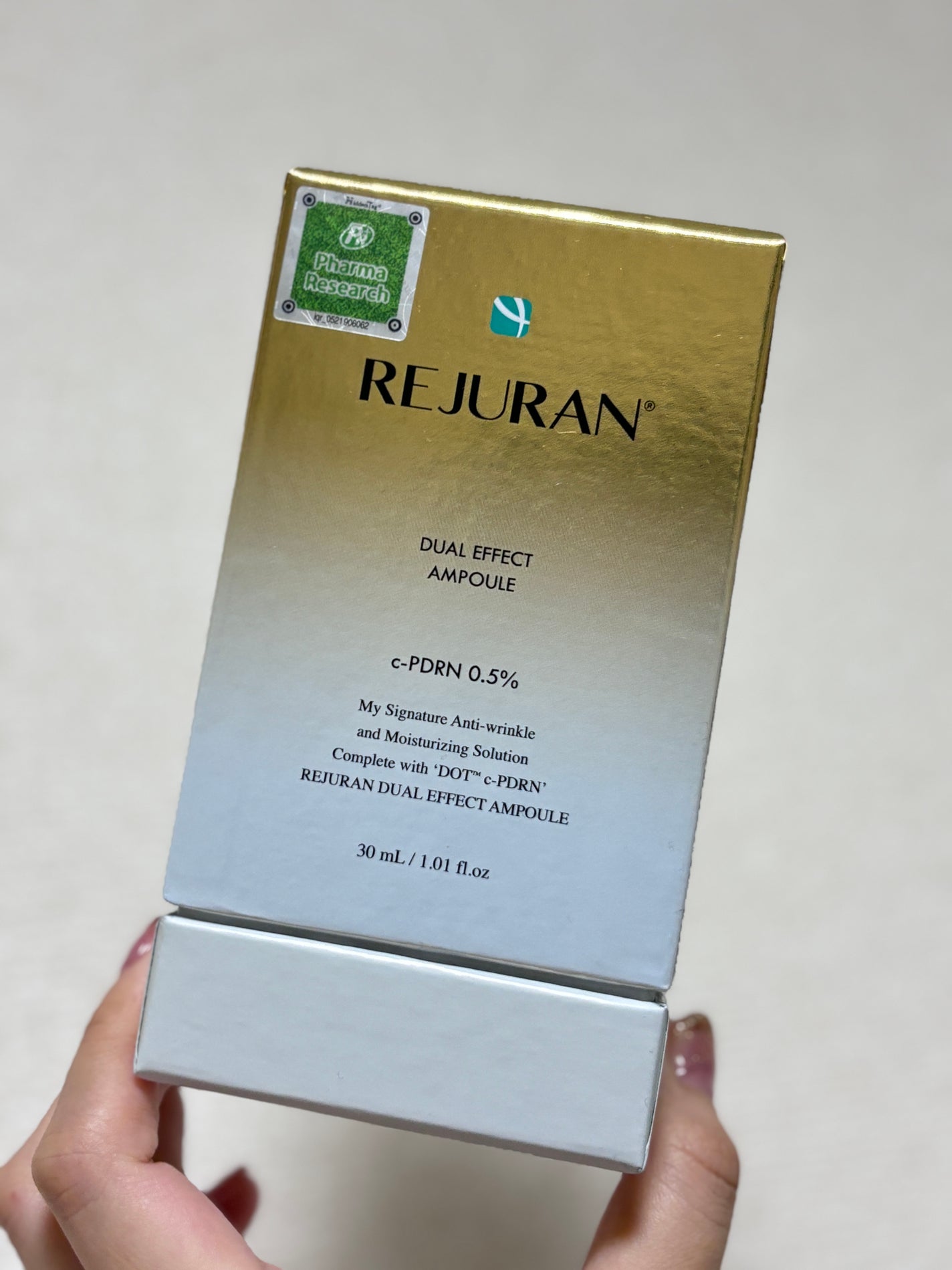 ãã¥ã¢ã« ãšãã§ã¯ã ã¢ã³ãã«/REJURAN COSMETICS/çŸå®¹æ¶²ã䜿ã£ãã¯ãã³ãïŒ1æç®ïŒ