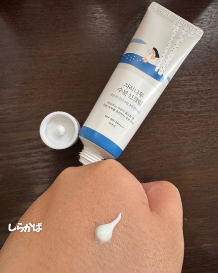 白樺水分uvクリーム/ROUND LAB/日焼け止めクリームを使ったクチコミ(6枚目)