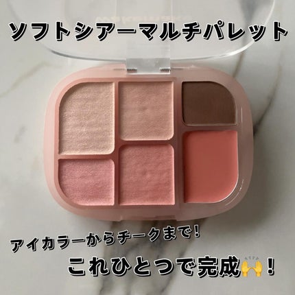 ソフトシアーマルチパレット/wakemake/アイシャドウパレットを使ったクチコミ(2枚目)
