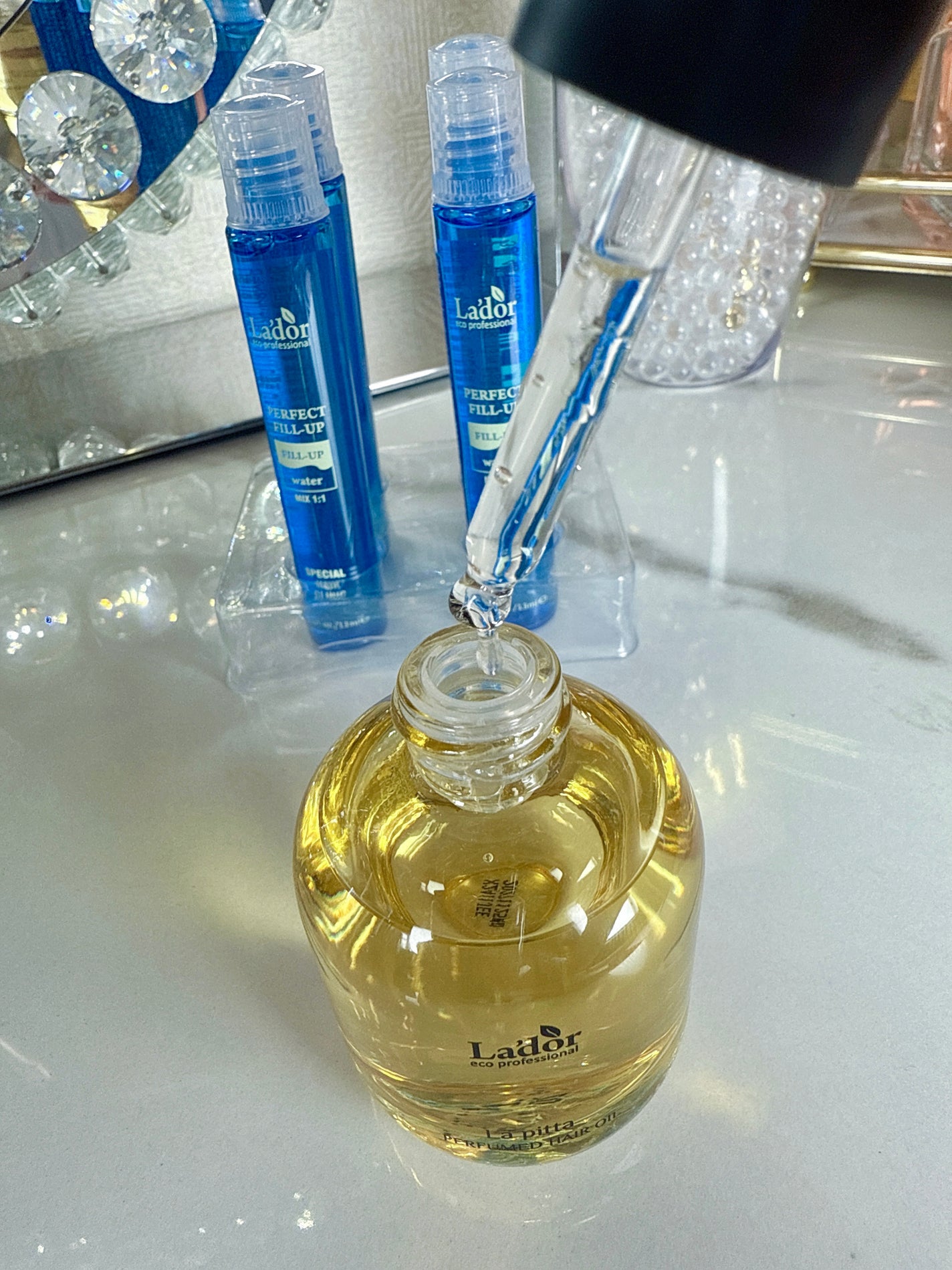 PERFECT HAIR FILL-UP/La'dor/洗い流すヘアトリートメントを使ったクチコミ(2枚目)