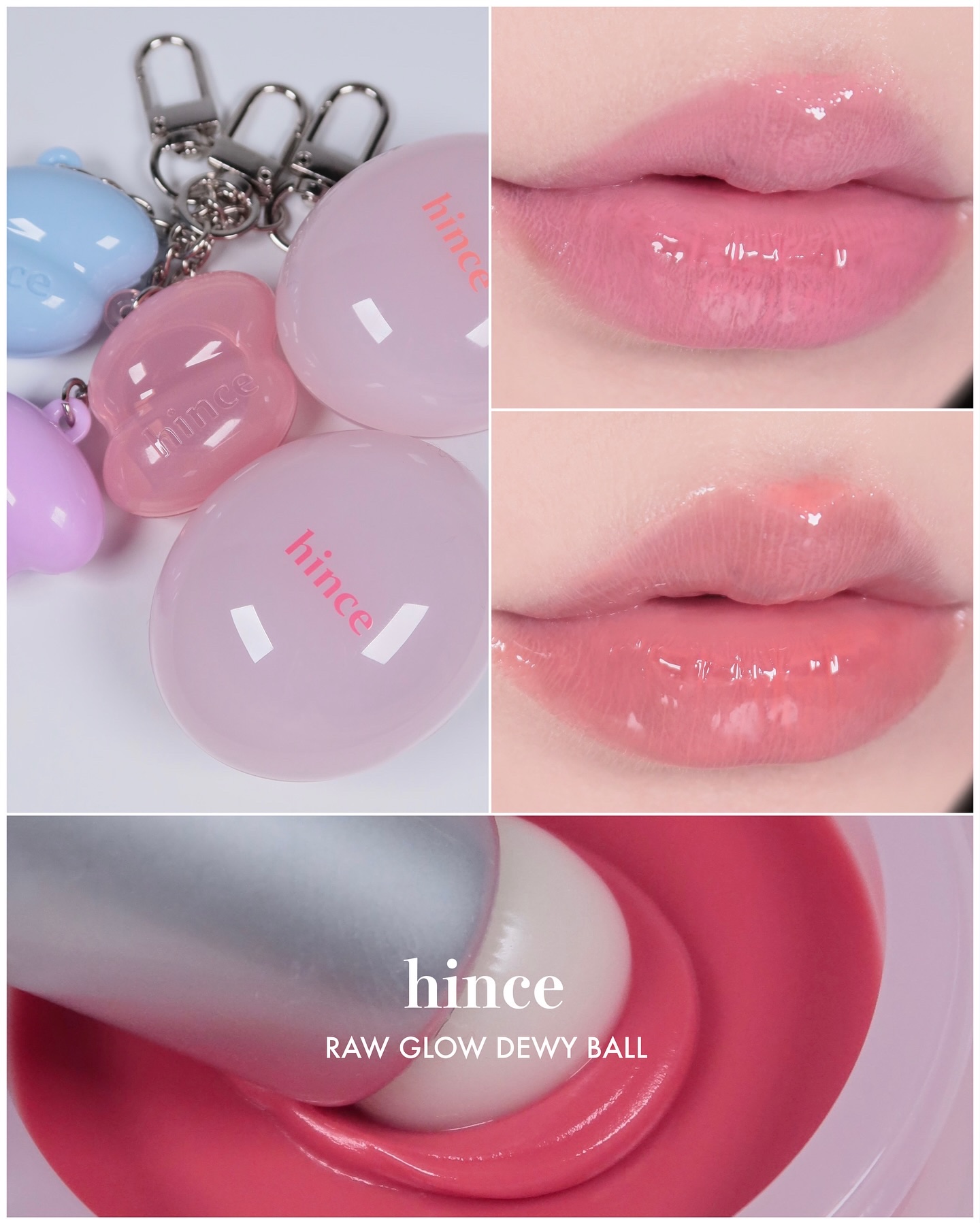 ロウグロウデューイーボール 14 ベリーデュー/hince/リップバームを使ったクチコミ（1枚目）