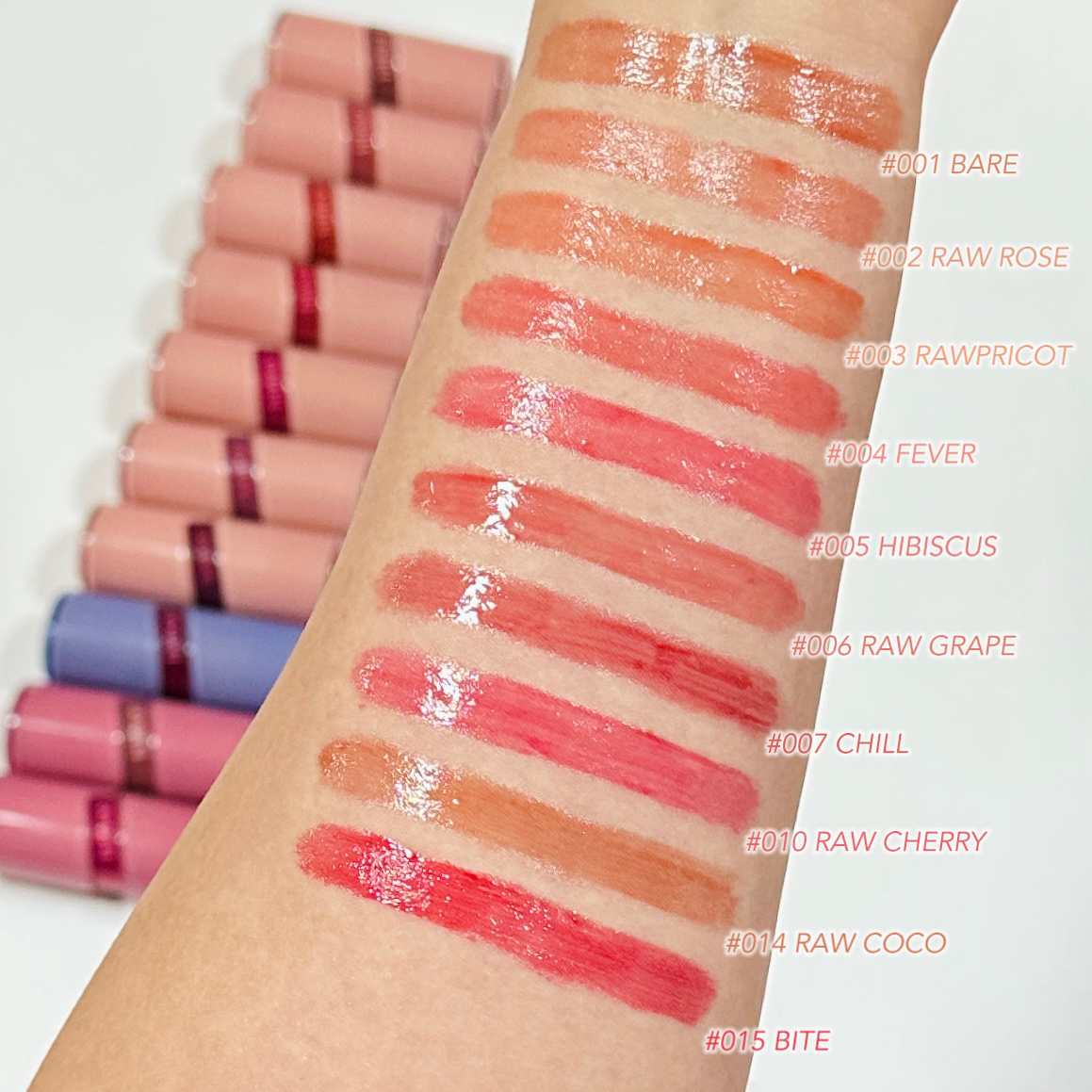 ロウグロウジェルティント/hince/リップティントを使ったクチコミ（2枚目）