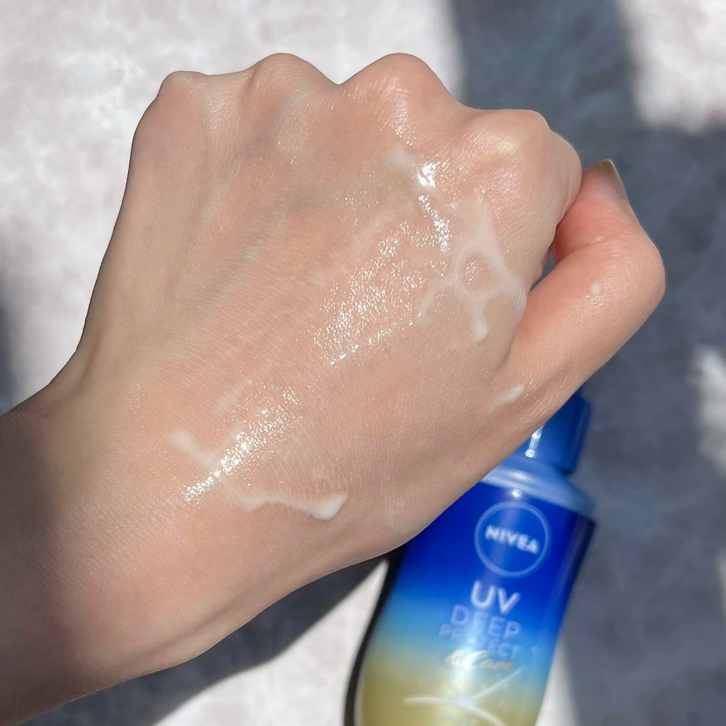 ニベアUV ディーププロテクト&ケア ミルクミスト/ニベア/日焼け止めミスト・スプレーを使ったクチコミ(3枚目)