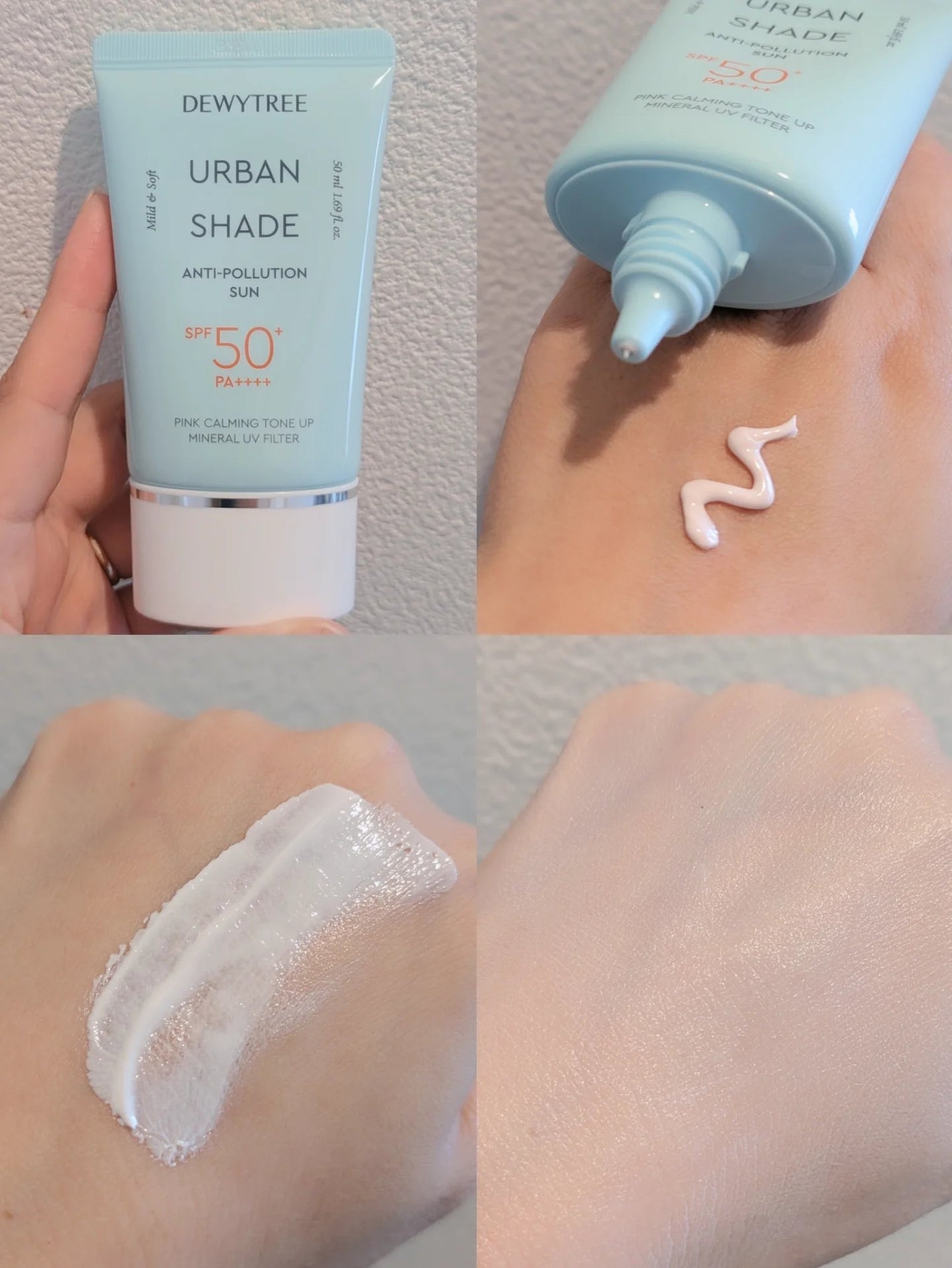 アーバンシェード アンチポーション トーンアップ/DEWYTREE/日焼け止めクリームを使ったクチコミ(3枚目)