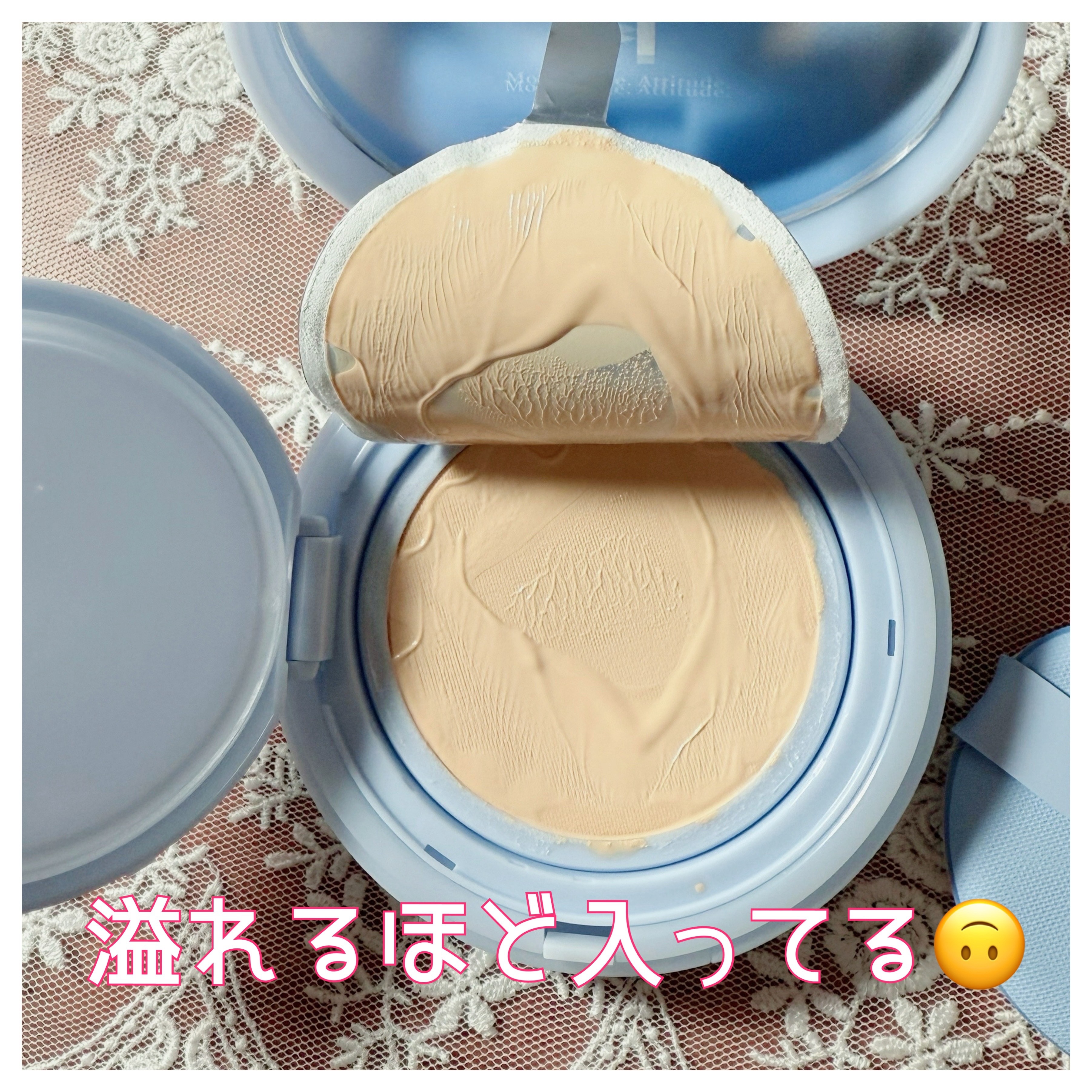 セカンドスキンメッシュマットクッション/hince/クッションファンデーションを使ったクチコミ（3枚目）