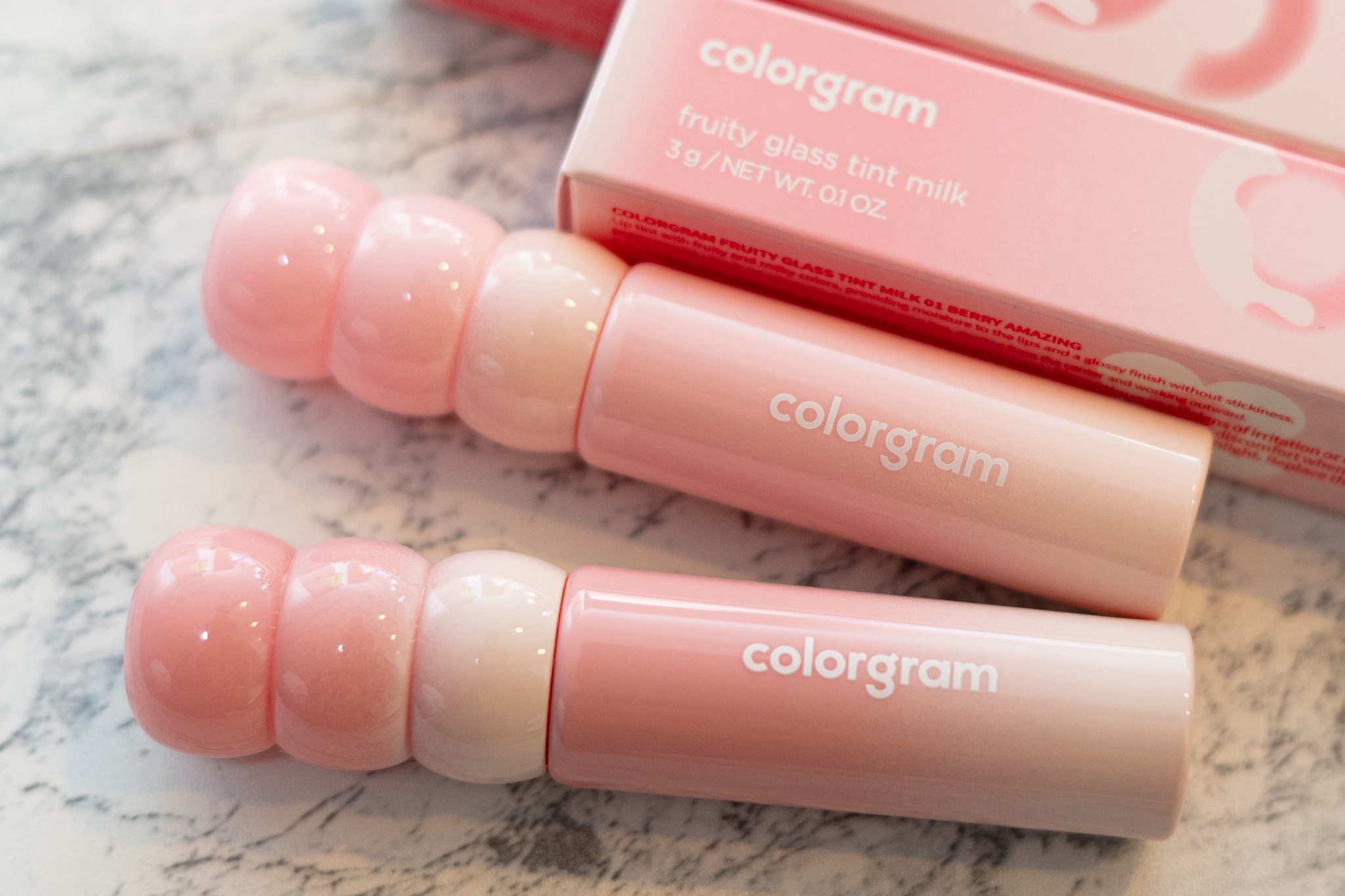 カラーグラム タンフルグラスティントミルク/Colorgram/リップティントを使ったクチコミ（1枚目）