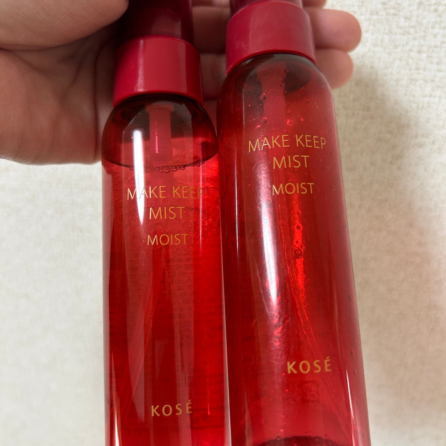 メイク キープ ミスト EX + モイスト TEA/コーセーコスメニエンス/フィックスミストを使ったクチコミ(1枚目)