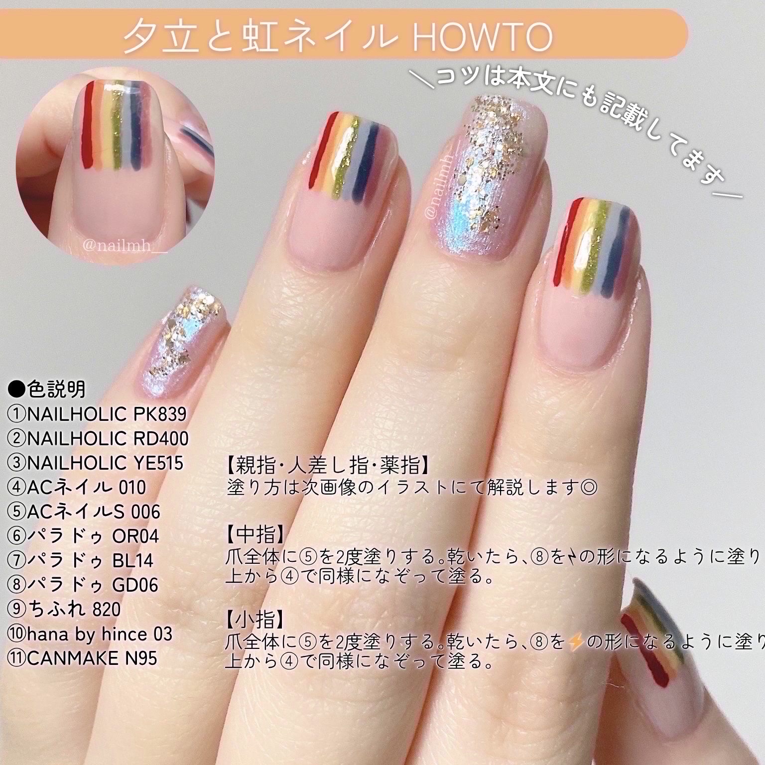 カラフルネイルズ/キャンメイク/マニキュアを使ったクチコミ（2枚目）
