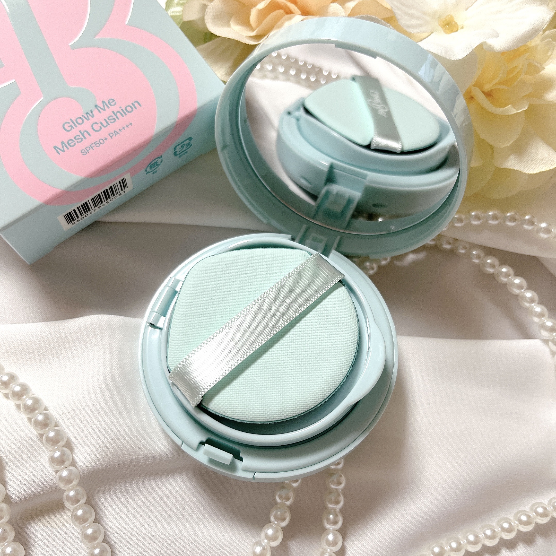 Glow me mesh cushion /Likebel/クッションファンデーションを使ったクチコミ（2枚目）