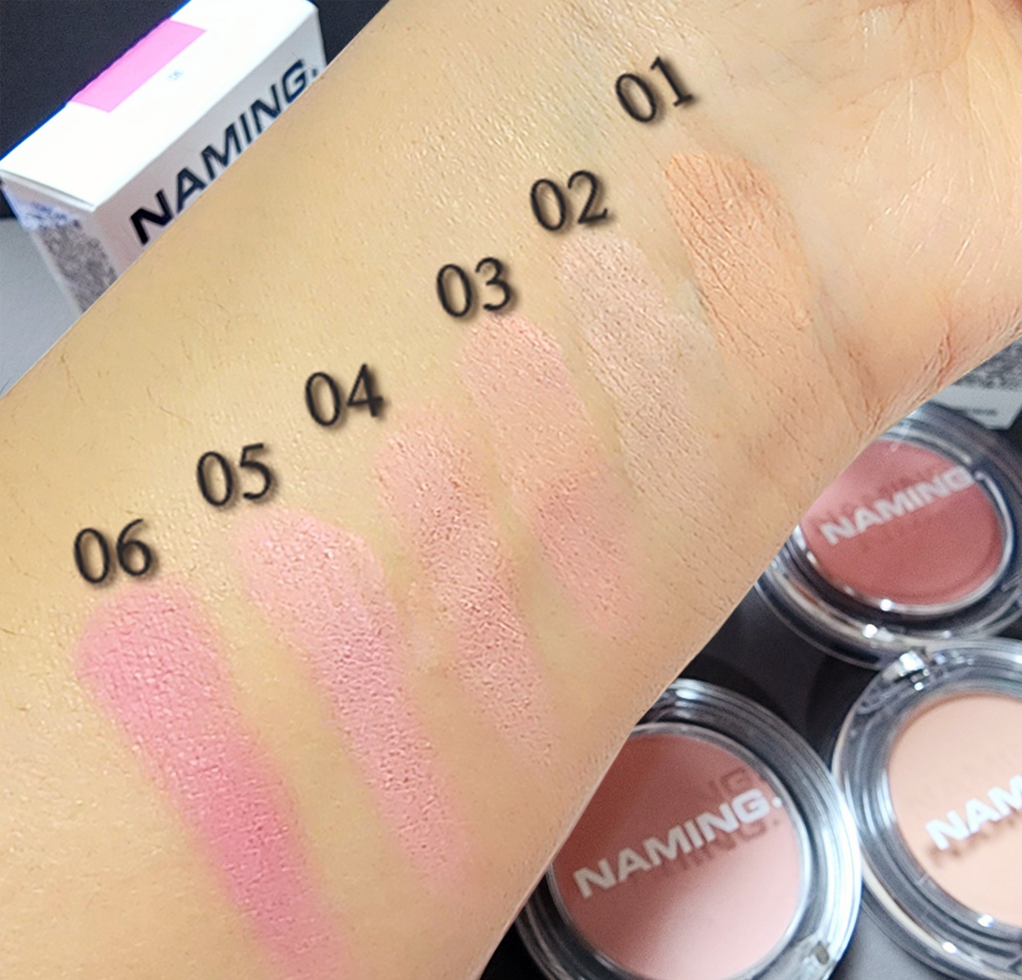 ネーミング フラッフィーパウダーブラッシュ/NAMING./パウダーチークを使ったクチコミ（3枚目）