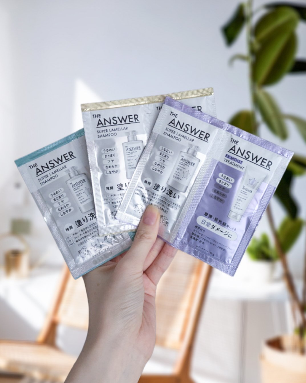 THE ANSWER EXモイストトリートメント FOR DAILY DAMAGE/THE ANSWER/洗い流すヘアトリートメントを使ったクチコミ（1枚目）