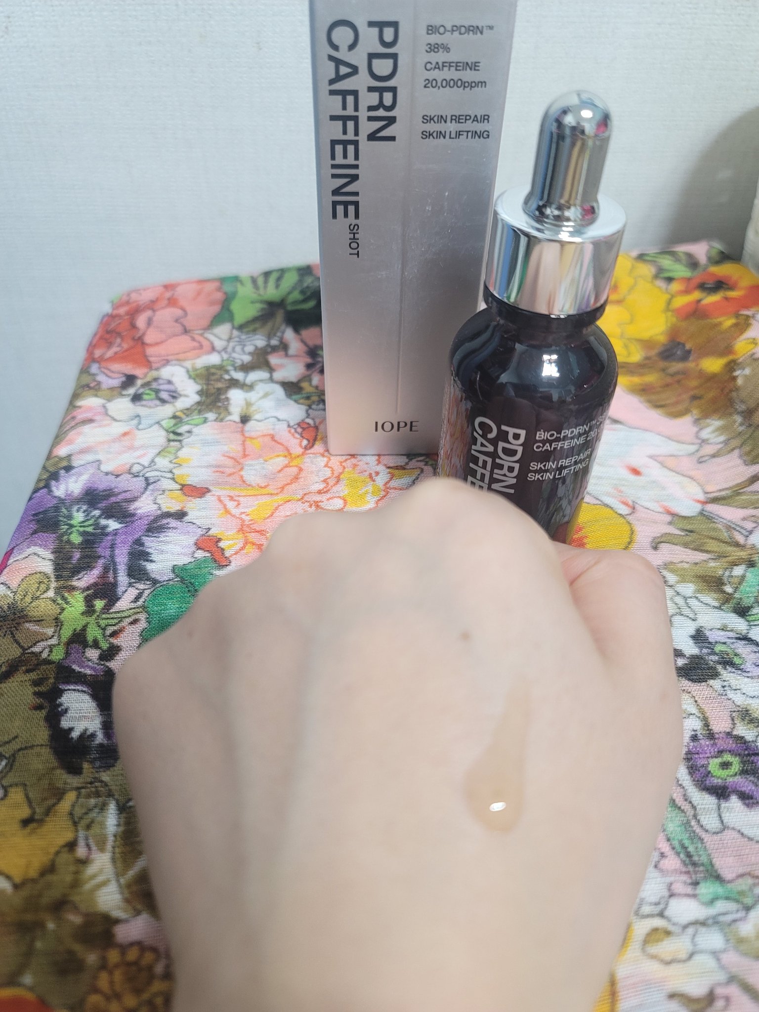 PDRNカフェインショット/IOPE/美容液を使ったクチコミ（2枚目）