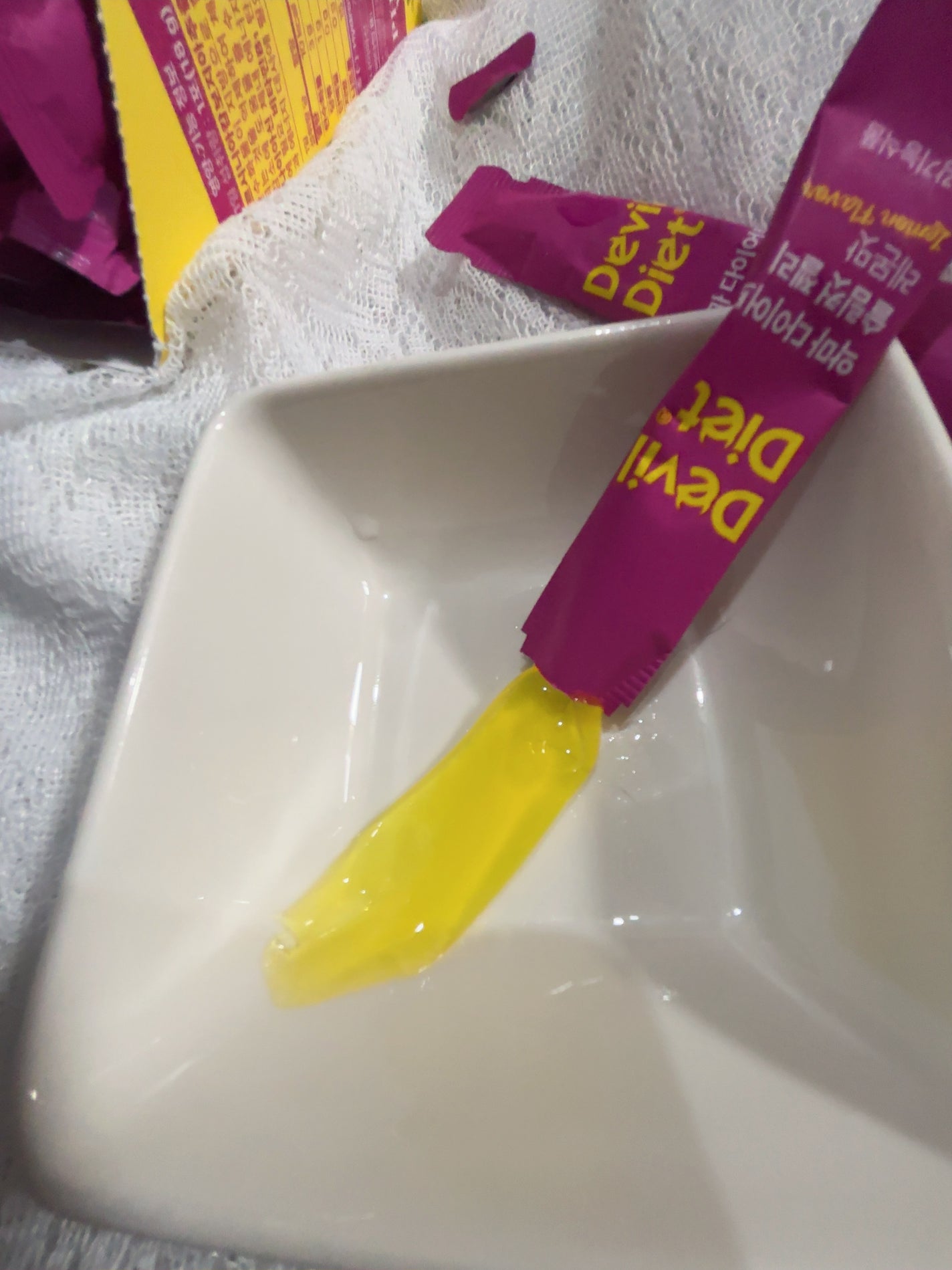 悪魔ダイエット スリムカットゼリー/ファームスビル/ゼリー飲料を使ったクチコミ(4枚目)