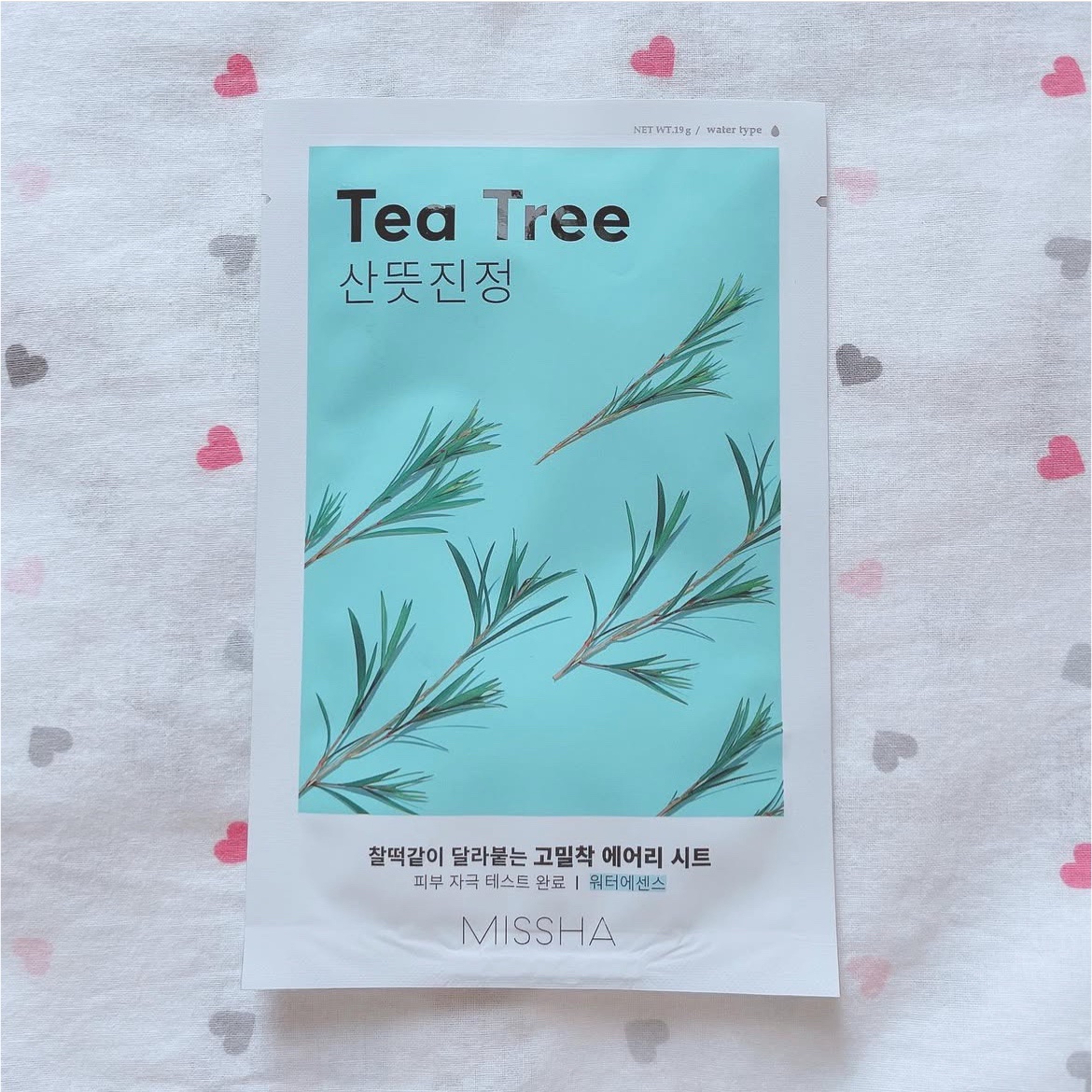 エアリーシートマスク ティーツリー/MISSHA/シートマスク・パックを使ったクチコミ（1枚目）