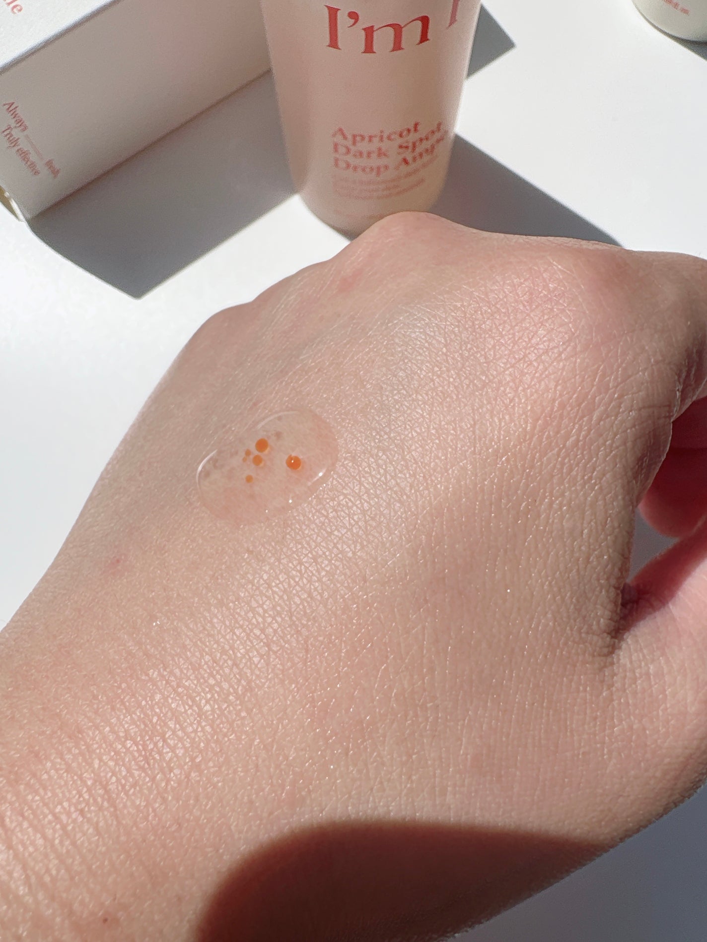 アプリコットクリアサンセラム/I'm from/日焼け止めローションを使ったクチコミ(4枚目)