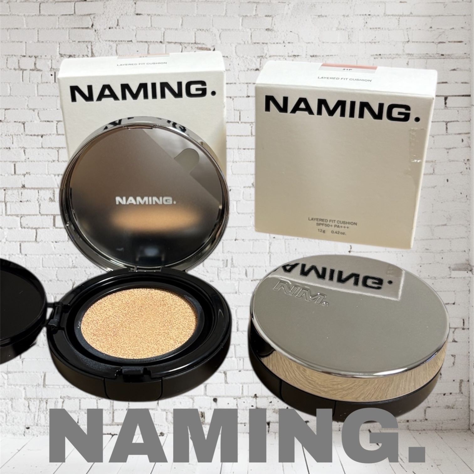 ネーミング レイヤード フィットクッション/NAMING./クッションファンデーションを使ったクチコミ（1枚目）