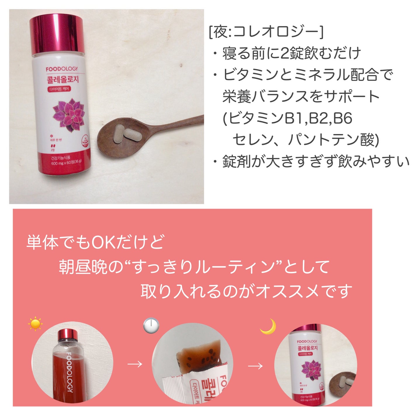 コレオロジーティー/FOODOLOGY/ドリンクを使ったクチコミ(3枚目)