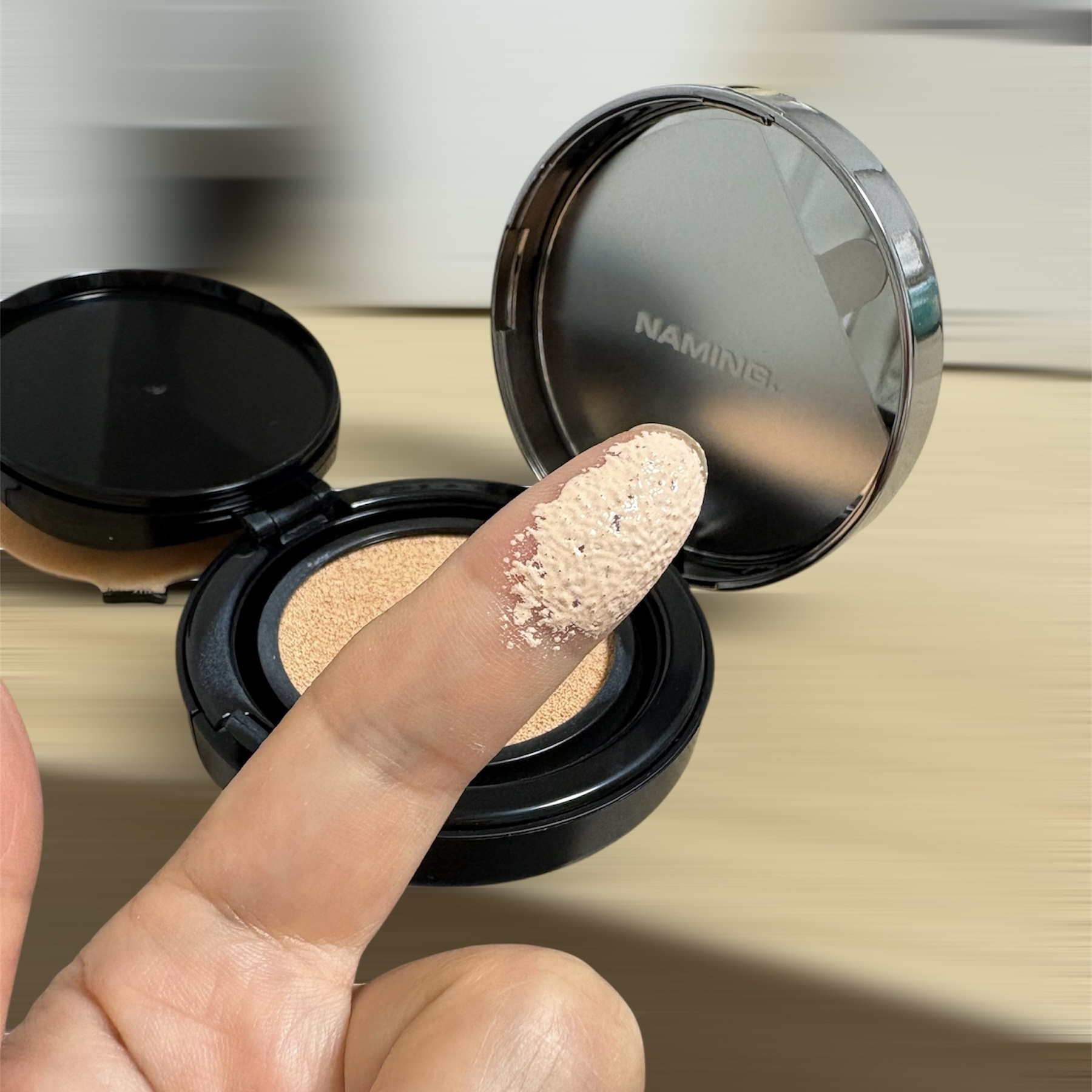 ネーミング レイヤード フィットクッション/NAMING./クッションファンデーションを使ったクチコミ（2枚目）