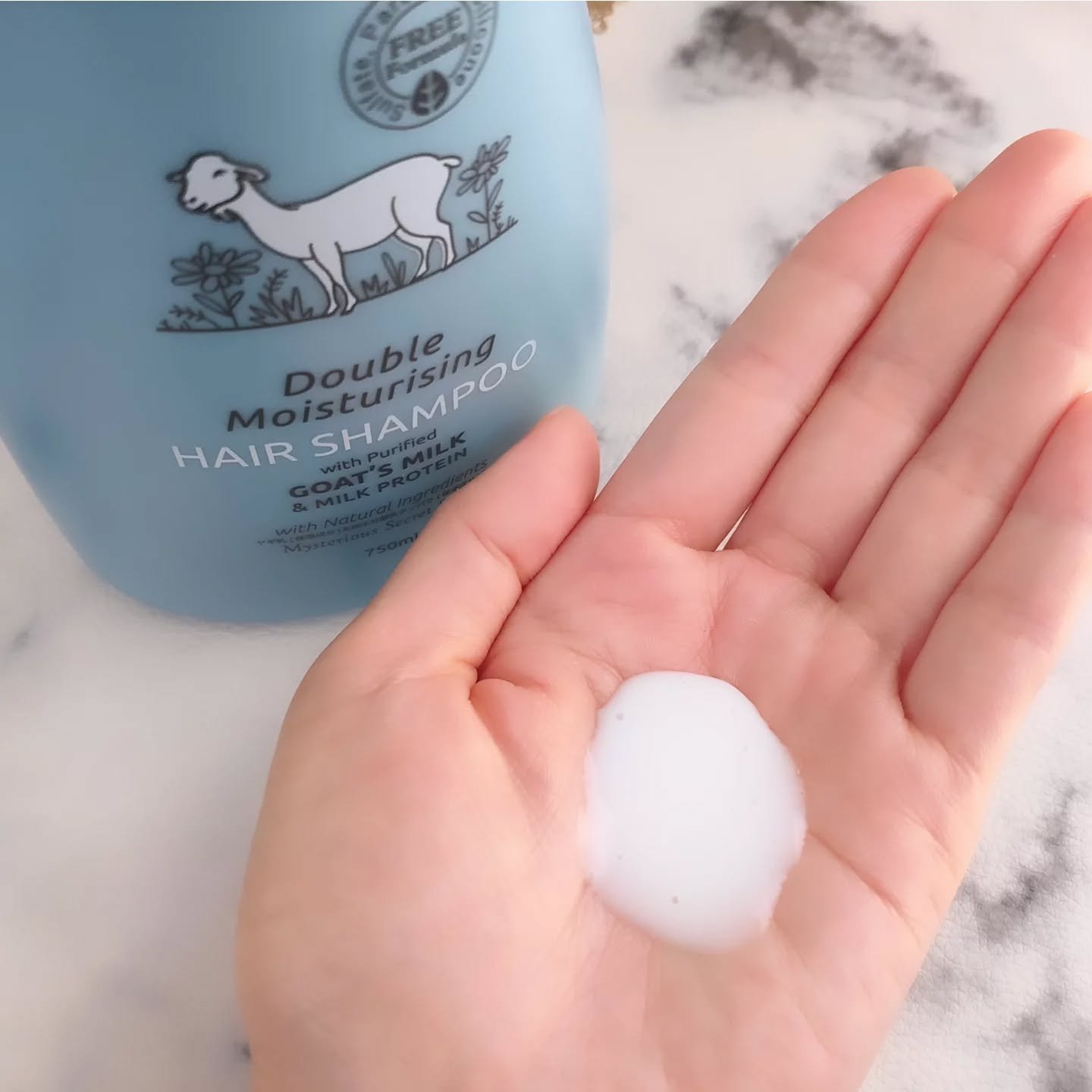 レイヴィー ヘアシャンプー ゴートミルク/Leivy/市販シャンプーを使ったクチコミ（3枚目）