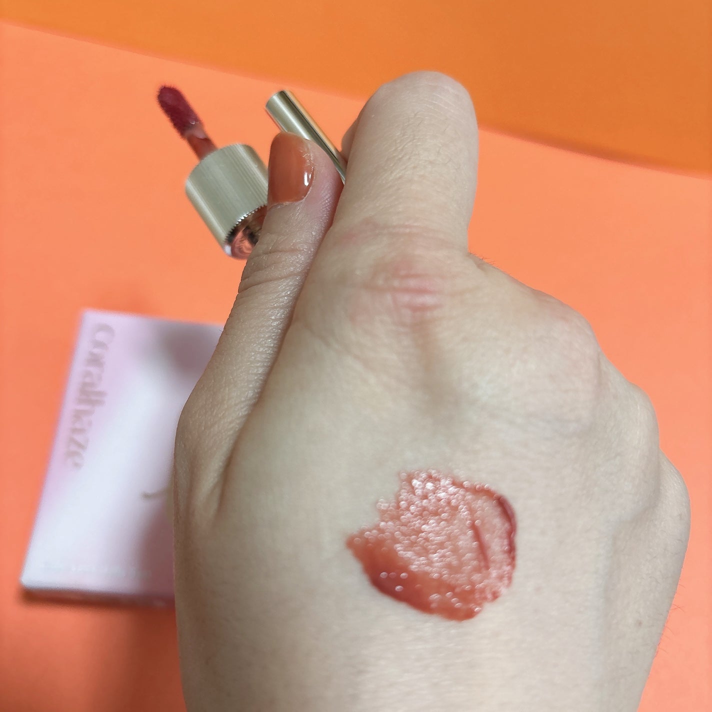 グロウロックゼリーティント/Coralhaze/リップティントを使ったクチコミ(2枚目)