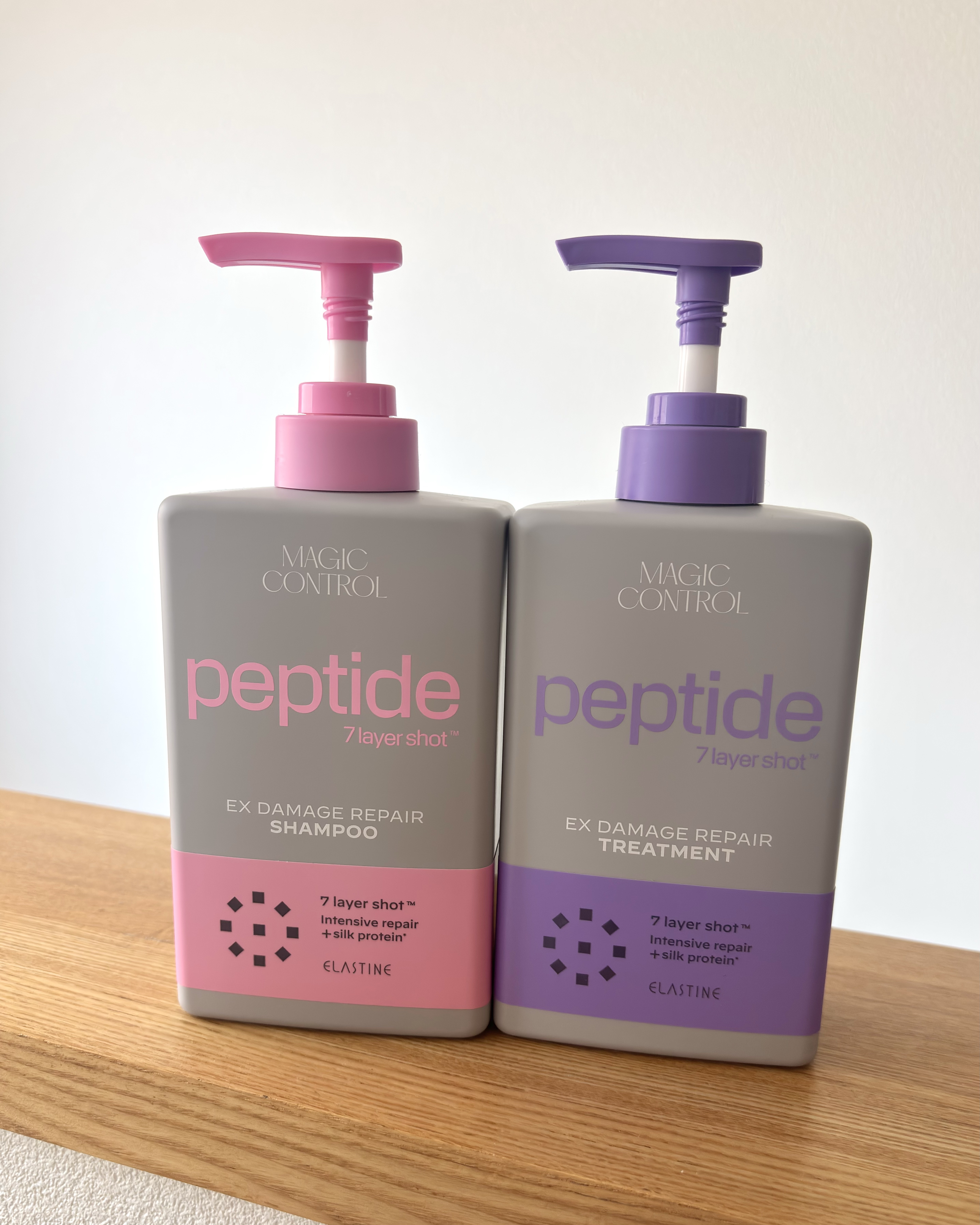 ELASTINE ELASTINE マジックコントロール ダメージケア シャンプー/トリートメントのクチコミ「今使っているシャントリで、
私も夫も気にいっています♪
なくなったらリピしたいと思うシャントリ.....」（2枚目）