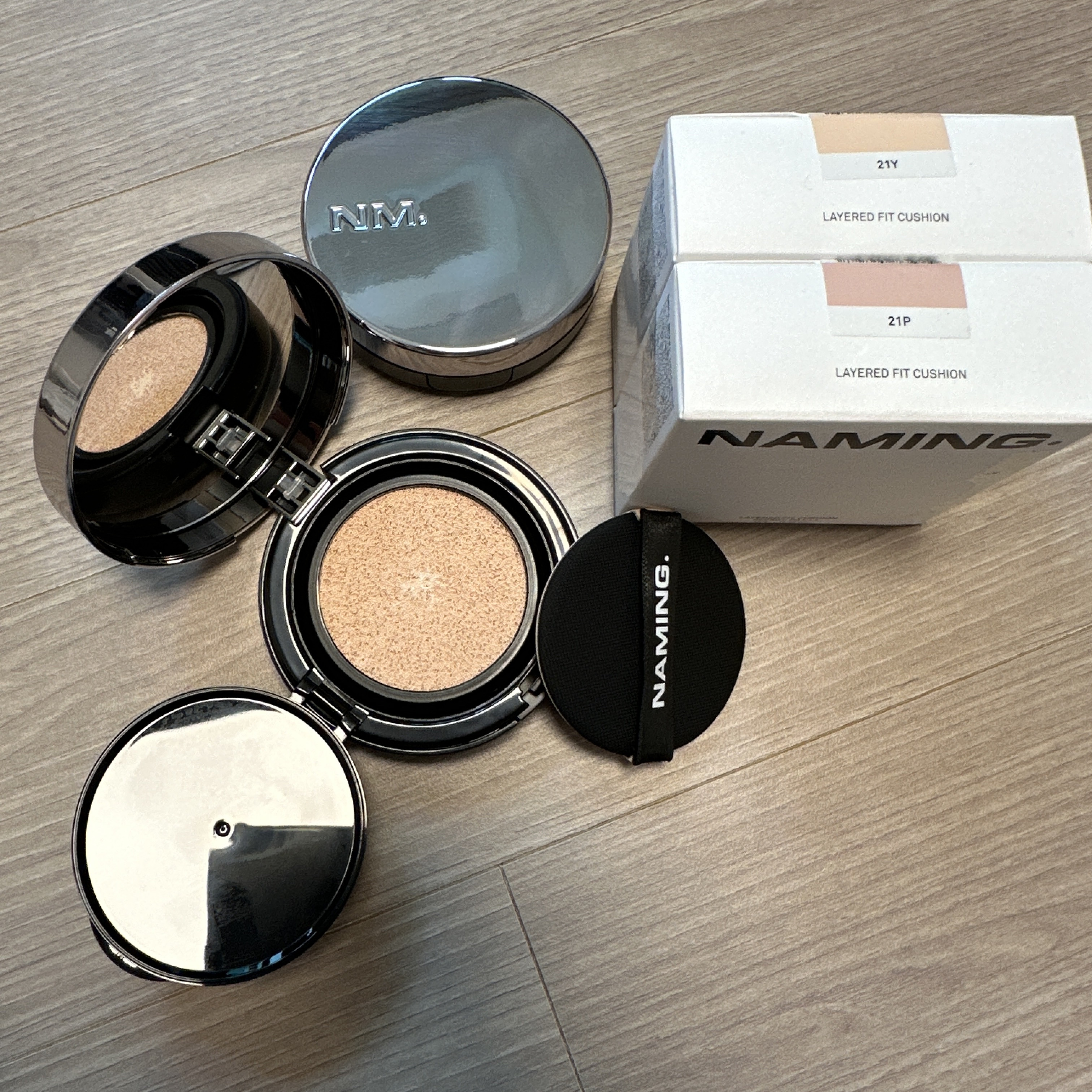 ネーミング レイヤード フィットクッション/NAMING./クッションファンデーションを使ったクチコミ（2枚目）