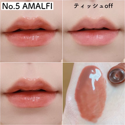 Sunset Dazzle Gloss Balm/unleashia/リップグロスを使ったクチコミ(7枚目)