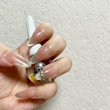 おゆみ🍀フォロバ100 on LIPS 「ネイルチップ専門店【PLUM】のピンクワンポイントオーバルナチ..」(7枚目)