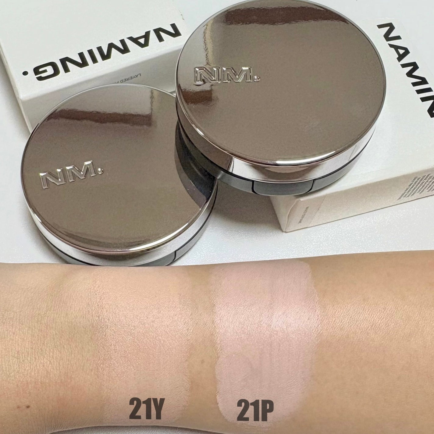 ネーミング レイヤード フィットクッション/NAMING./クッションファンデーションを使ったクチコミ(4枚目)