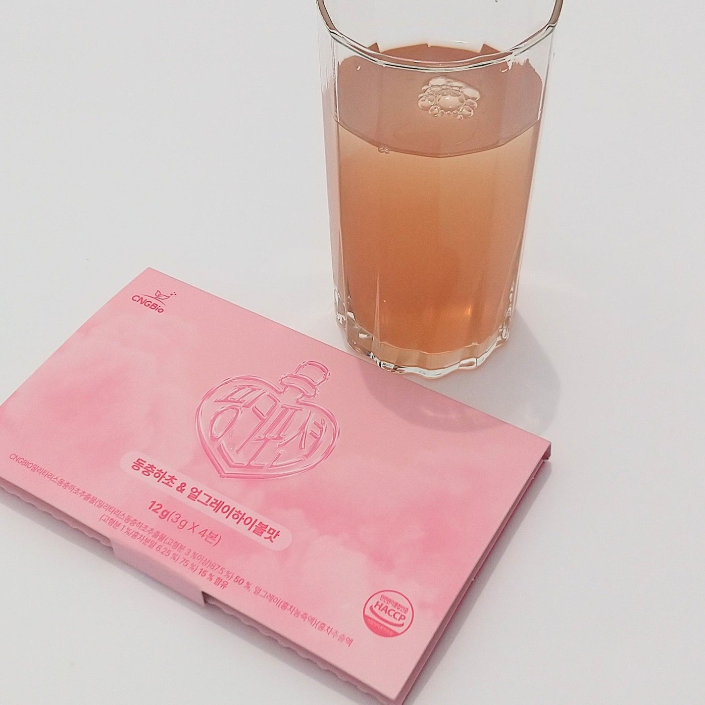 飲める美容ピンクDIYドリンク ピンクポーション ゼロカロリー・冬虫夏草/PINK POTION /美容ドリンクを使ったクチコミ(4枚目)