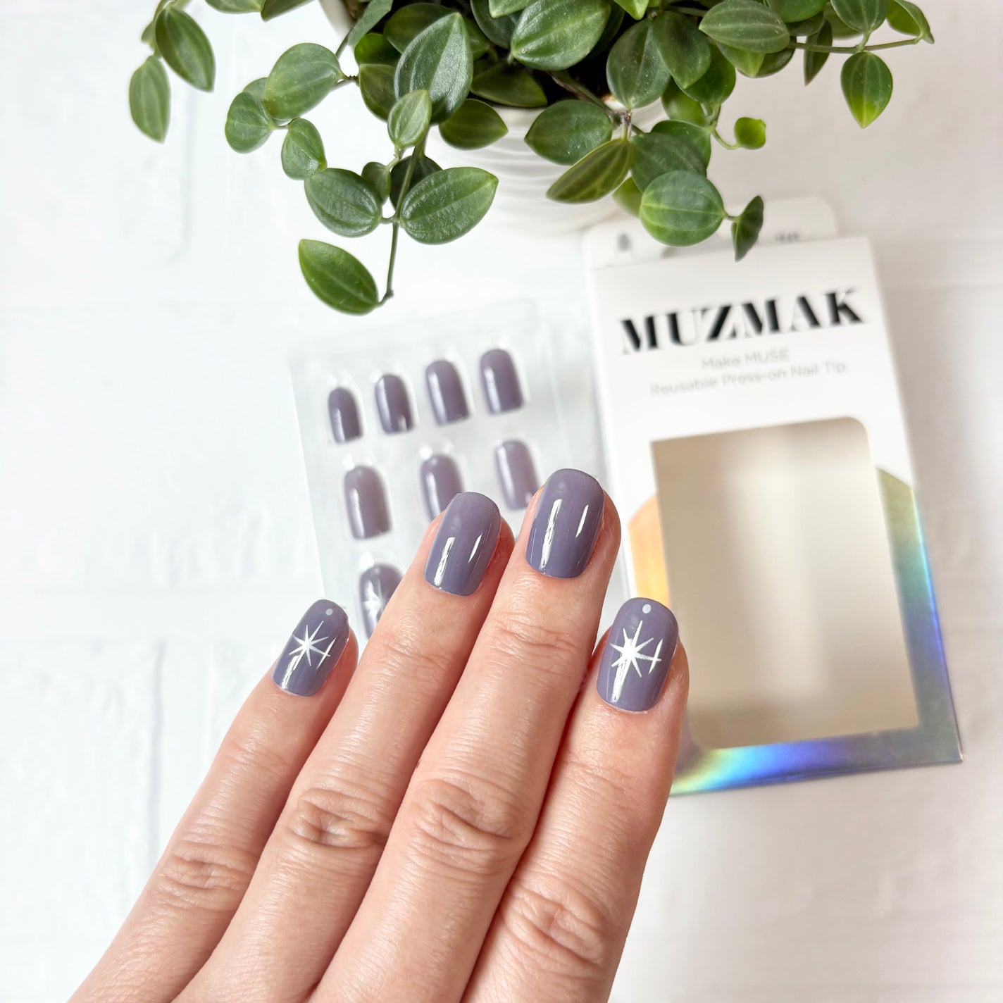 TPUネイルチップ(shape:Almond)/Muzmak/ネイルチップ・パーツを使ったクチコミ(5枚目)