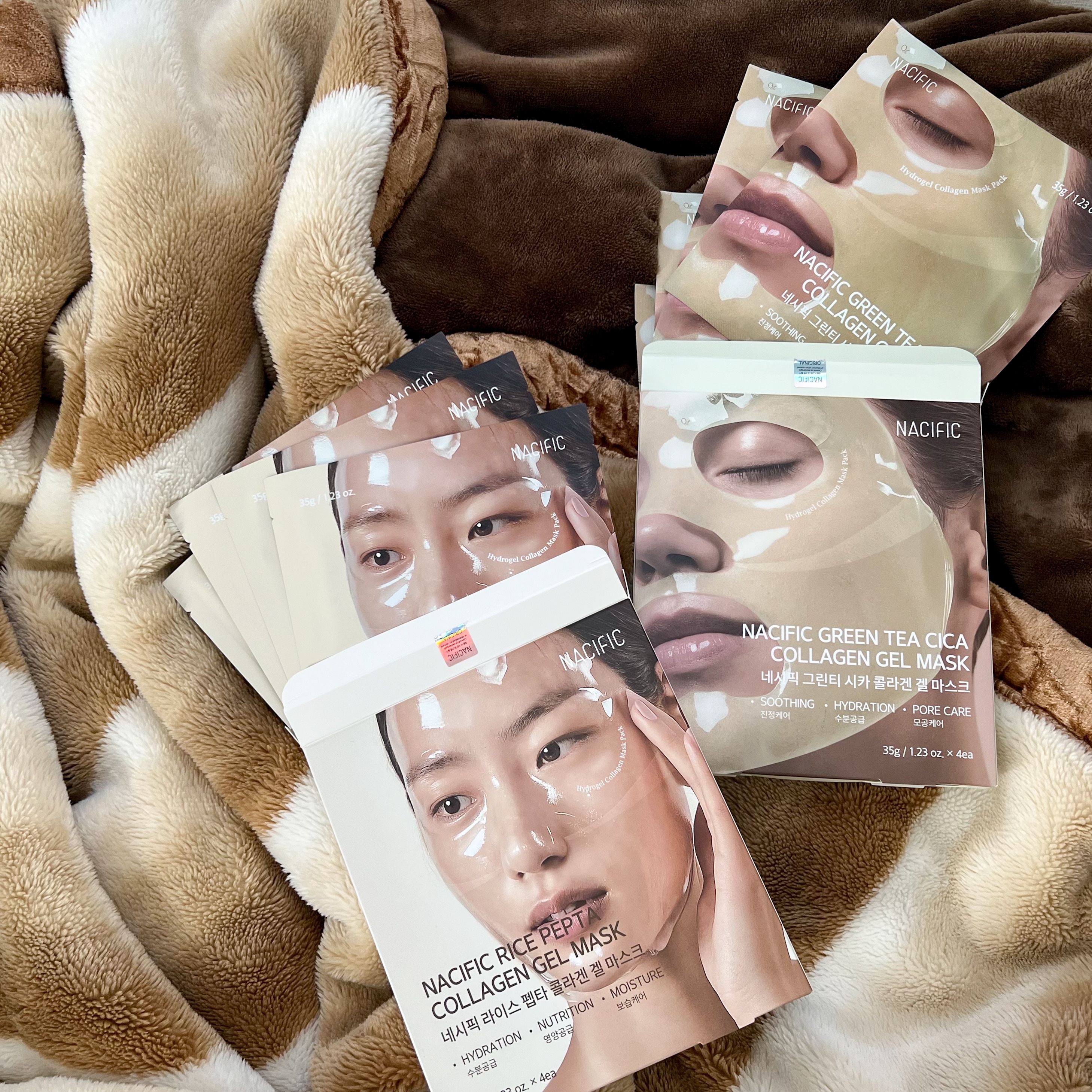 グリーンティー シカコラーゲンゲルマスク/NACIFIC/シートマスク・パックを使ったクチコミ（2枚目）