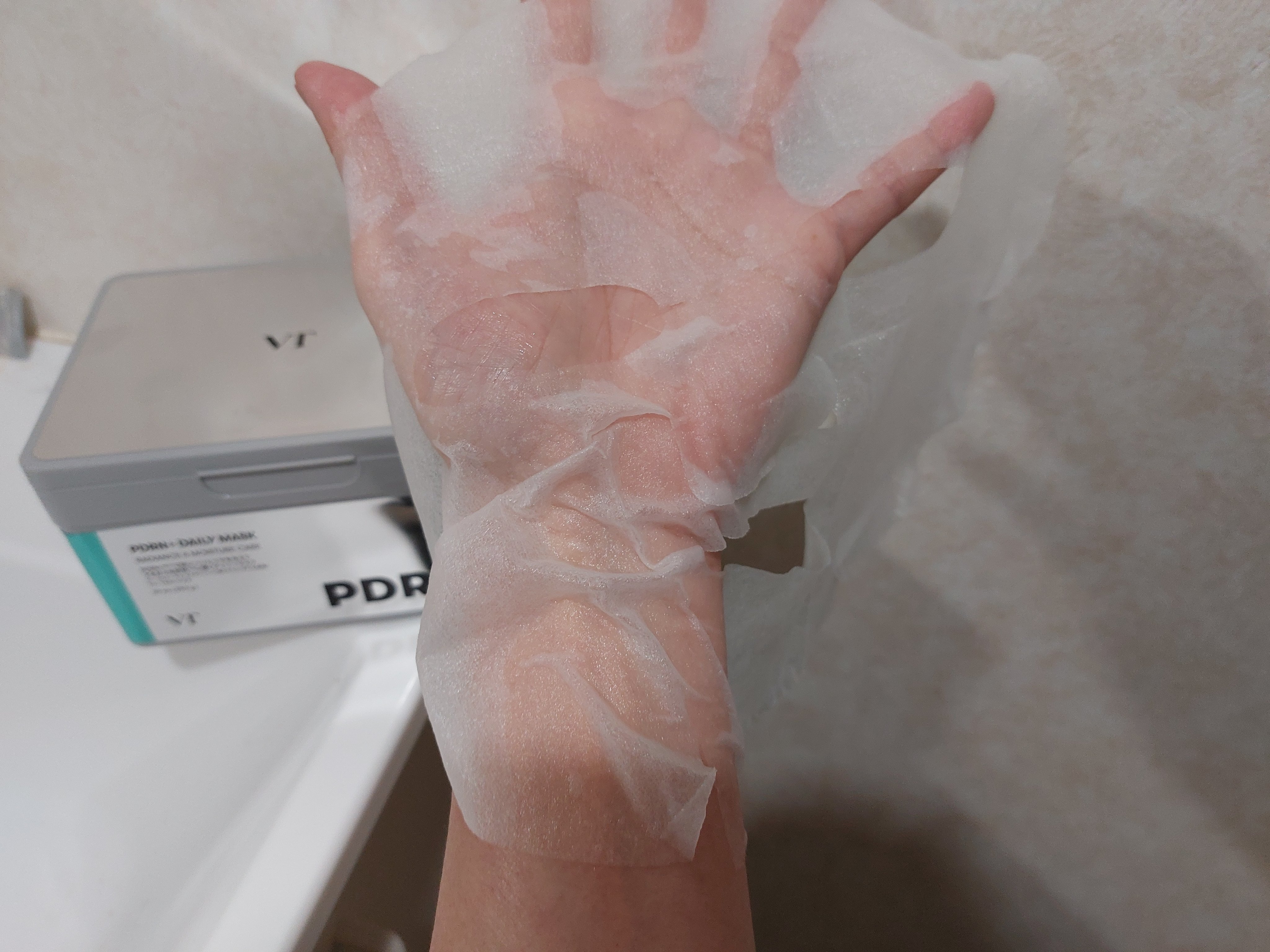 PDRN+ デイリーマスク/VT/シートマスク・パックを使ったクチコミ（3枚目）