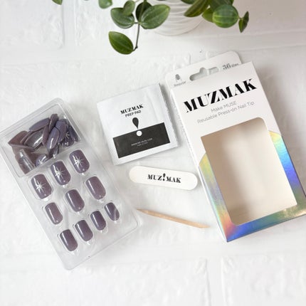 TPUネイルチップ(shape:Almond)/Muzmak/ネイルチップ・パーツを使ったクチコミ(4枚目)