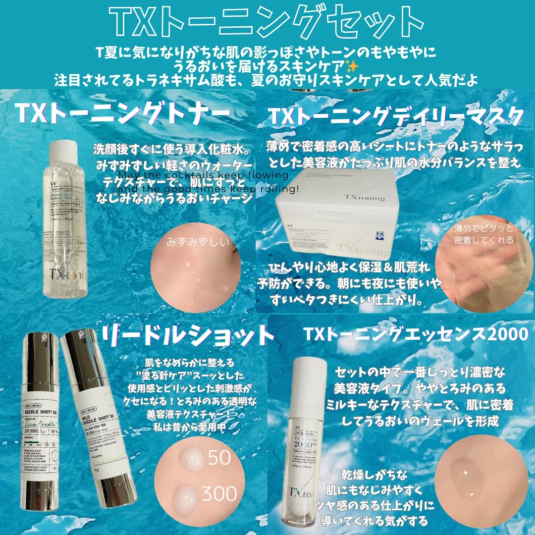 TXトーニングデイリーマスク/VT/その他スキンケアを使ったクチコミ（1枚目）