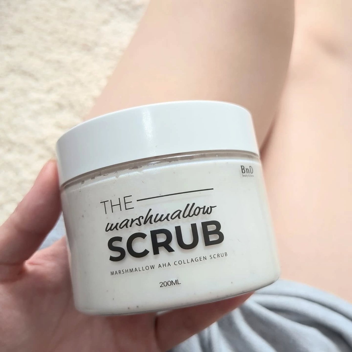 BnD マシュマロ コラーゲン AHA スクラブ /BnD/ボディスクラブを使ったクチコミ(1枚目)