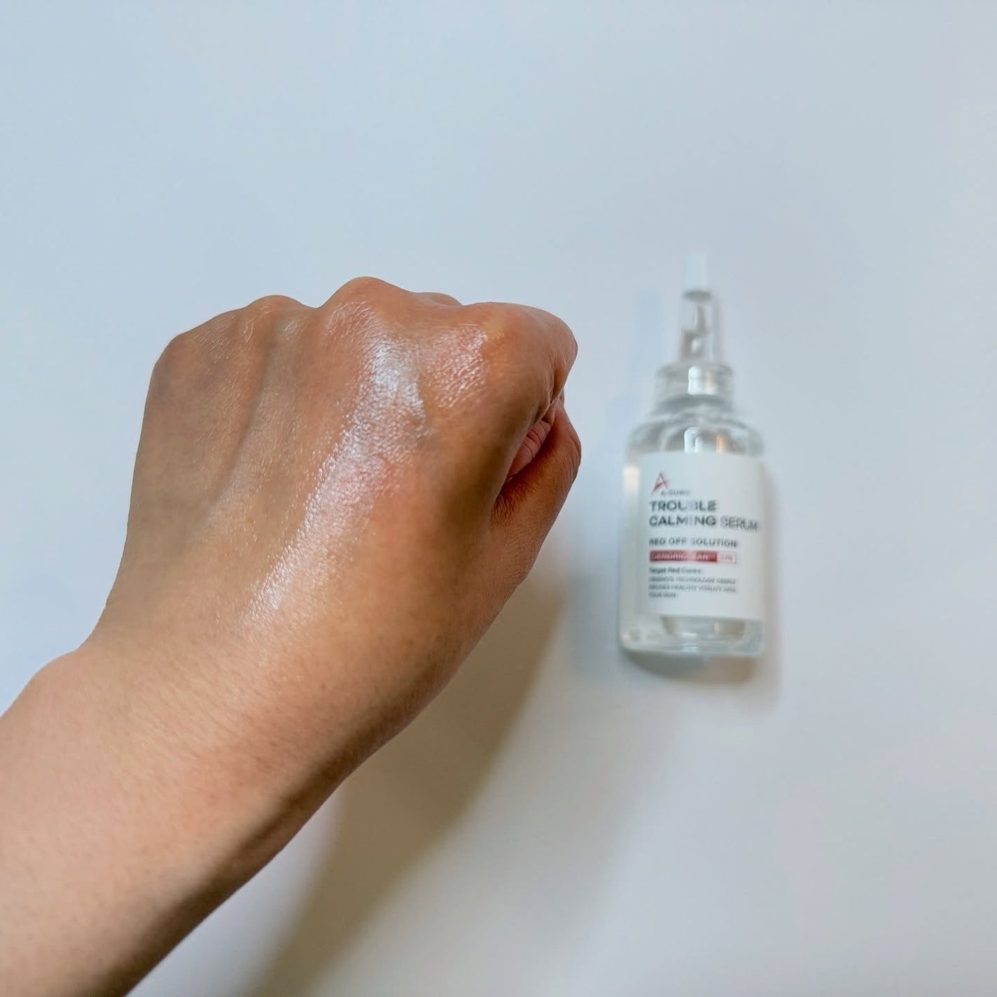 エーキュアトラブルカーミングセラム/obsero/美容液を使ったクチコミ(3枚目)