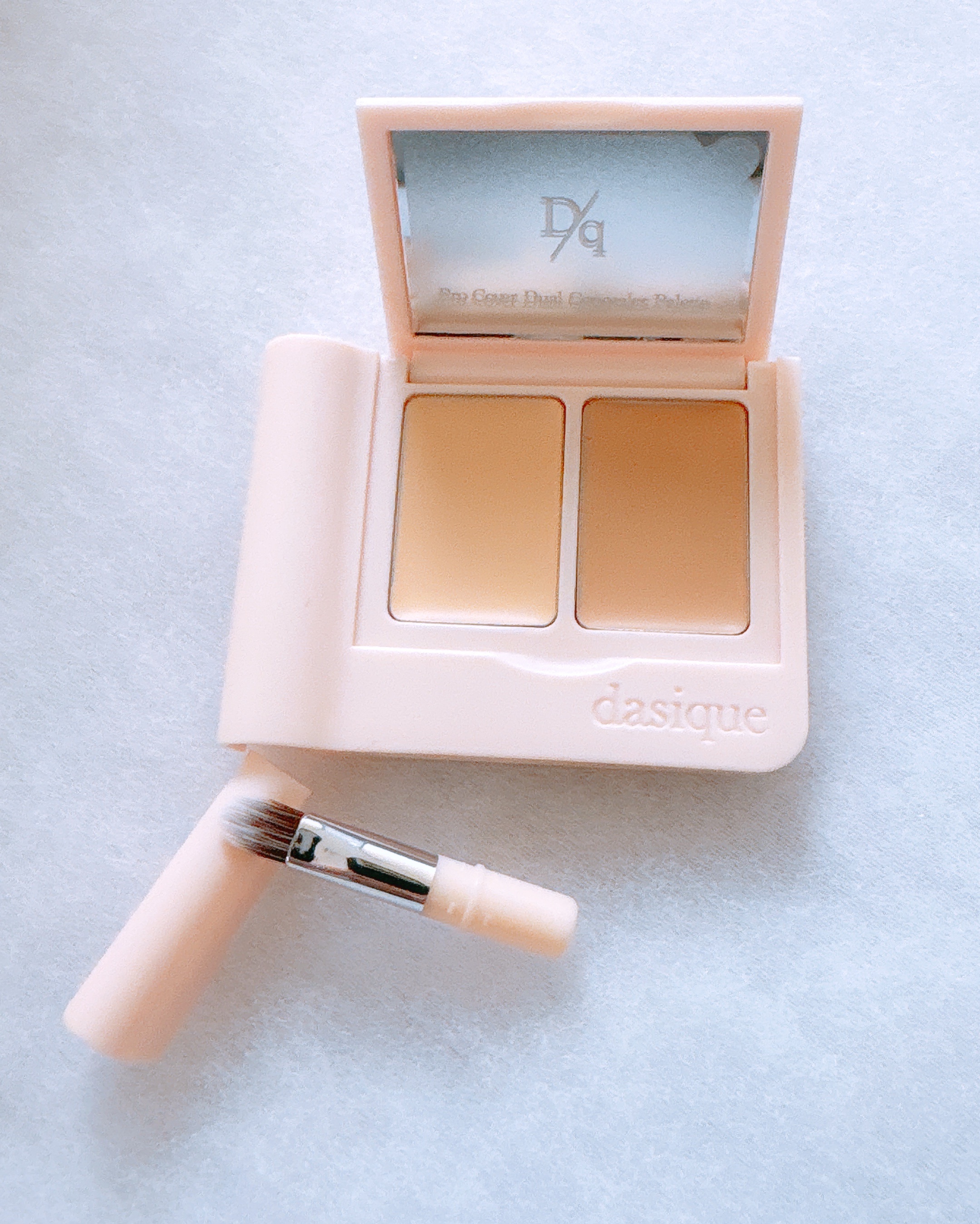 プロカバーデュアルコンシーラーパレット/dasique/パレットコンシーラーを使ったクチコミ（2枚目）