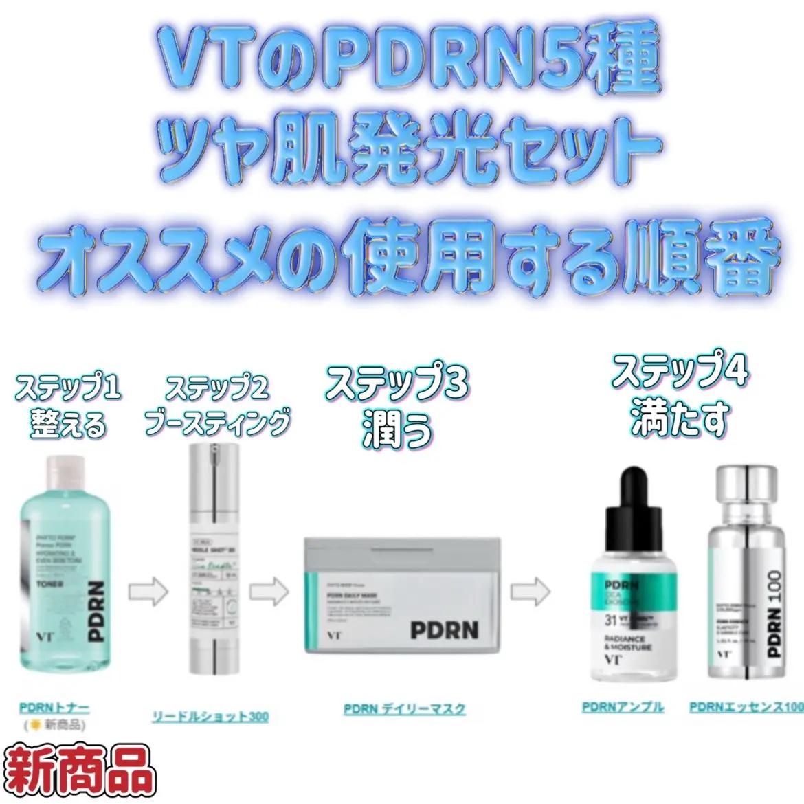 R5ファーミング アンプル/VT/美容液を使ったクチコミ（2枚目）