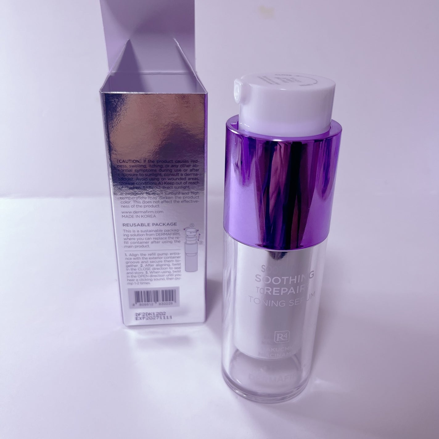 SOOTHING REPAIR TONING SERUM R4/ダーマファーム/美容液を使ったクチコミ(4枚目)