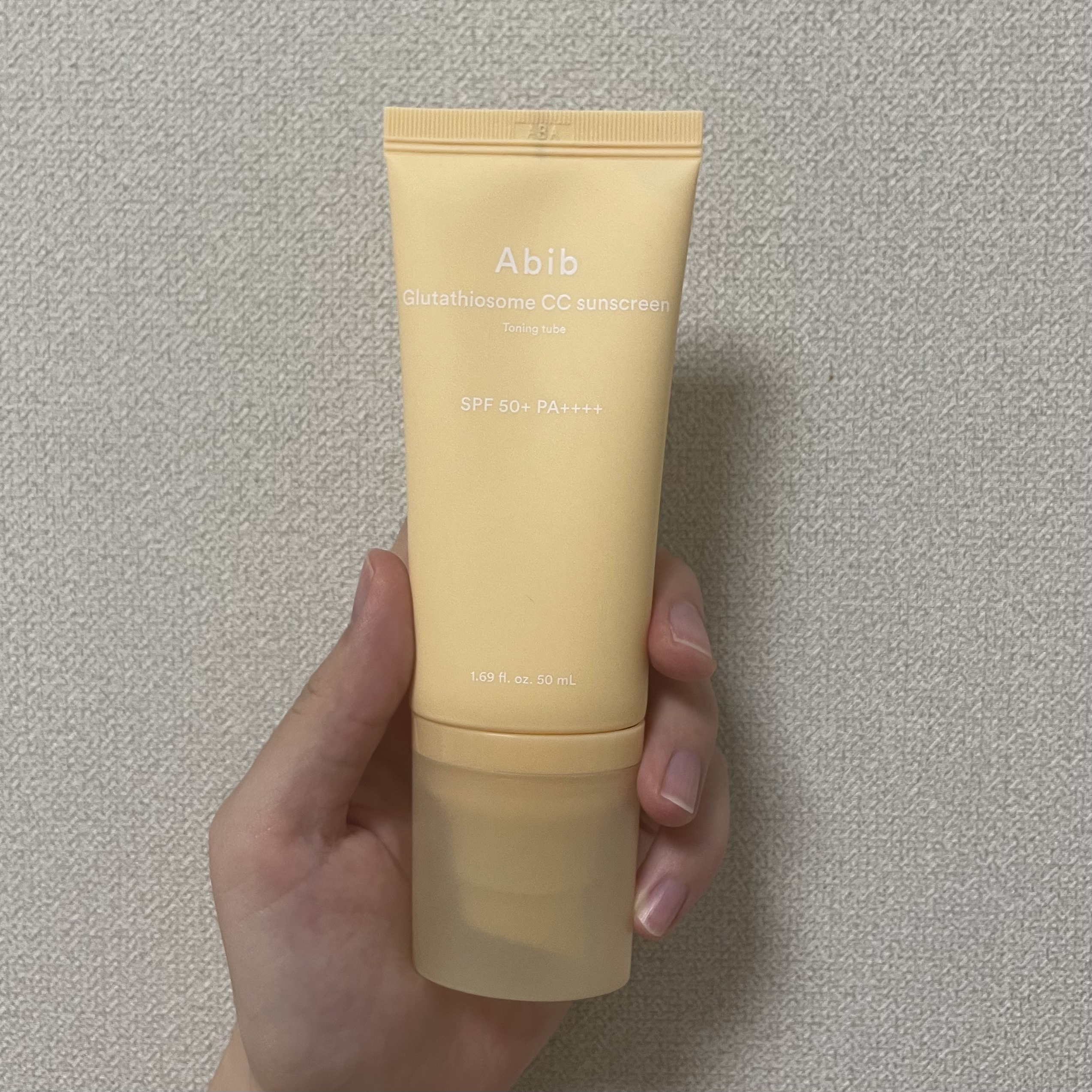 グルタチオンソームCCサンクリームトーニングチューブ/Abib /CCクリームを使ったクチコミ（1枚目）