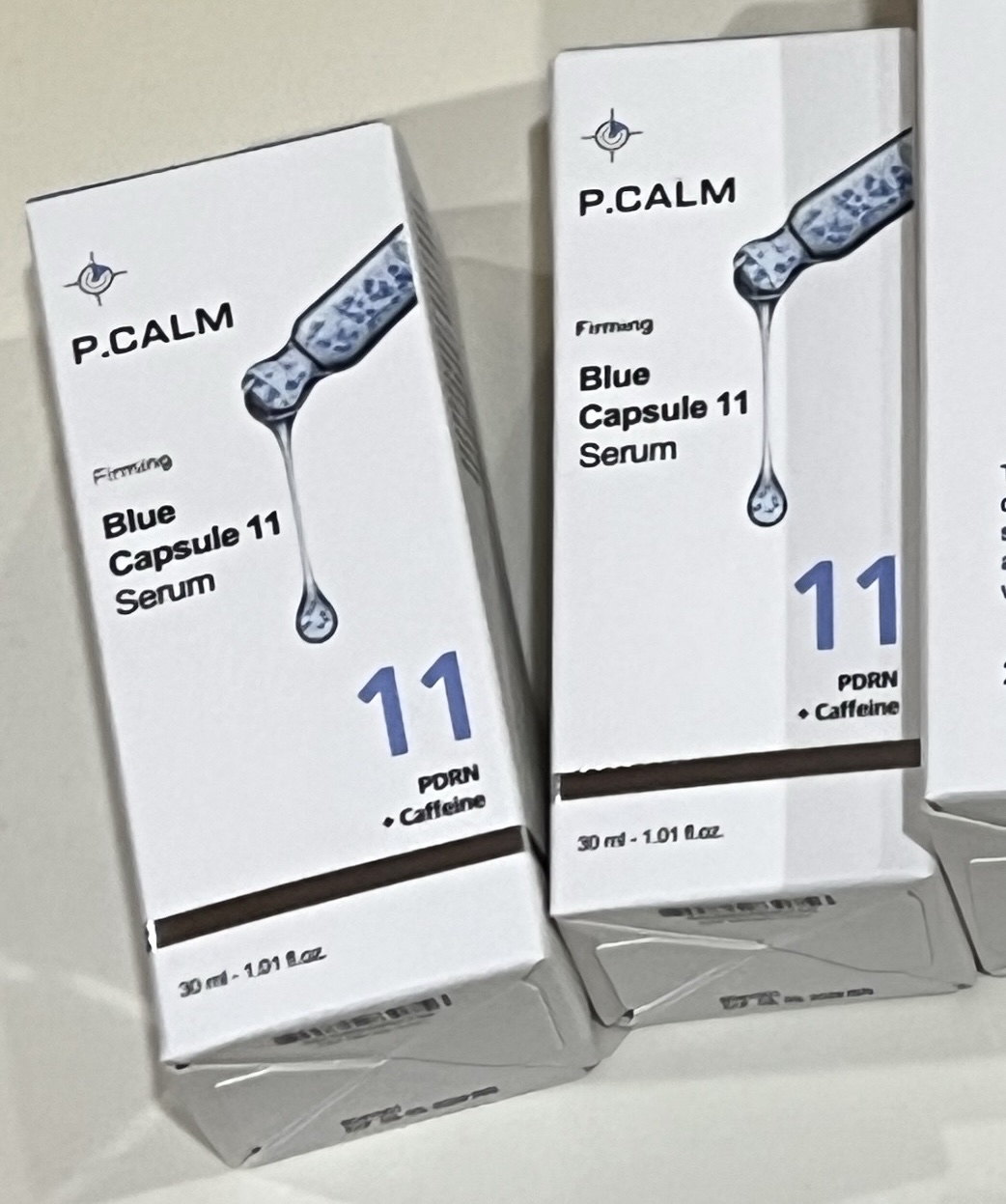 PDRN カフェインブルーカプセルセラム/P.CALM/美容液を使ったクチコミ（1枚目）