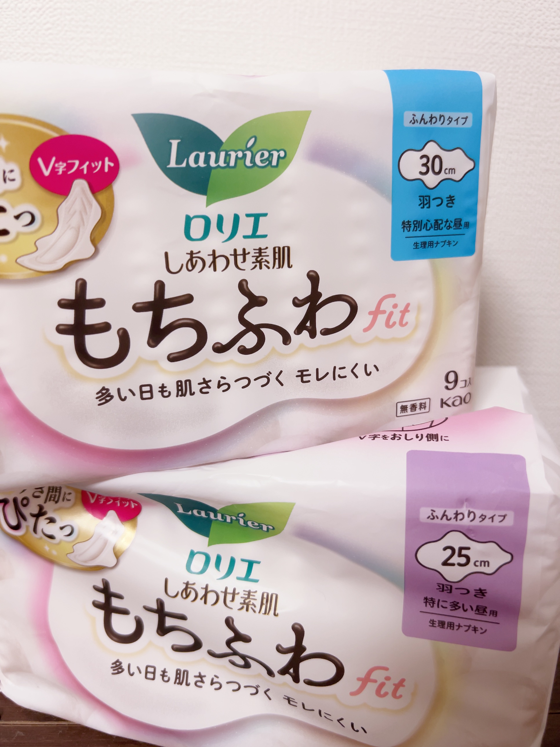 ふわふわ🪽もちもち🪽


ロリエ もちふわ fit 30cm羽つき 9コ入

ロリエ もちふわ fit 25cm 羽つき 14コ入

それぞれ提供でいただきました✨
ちょうど(？)生理中だっためすぐに試せました👌

商品名にもあるもち