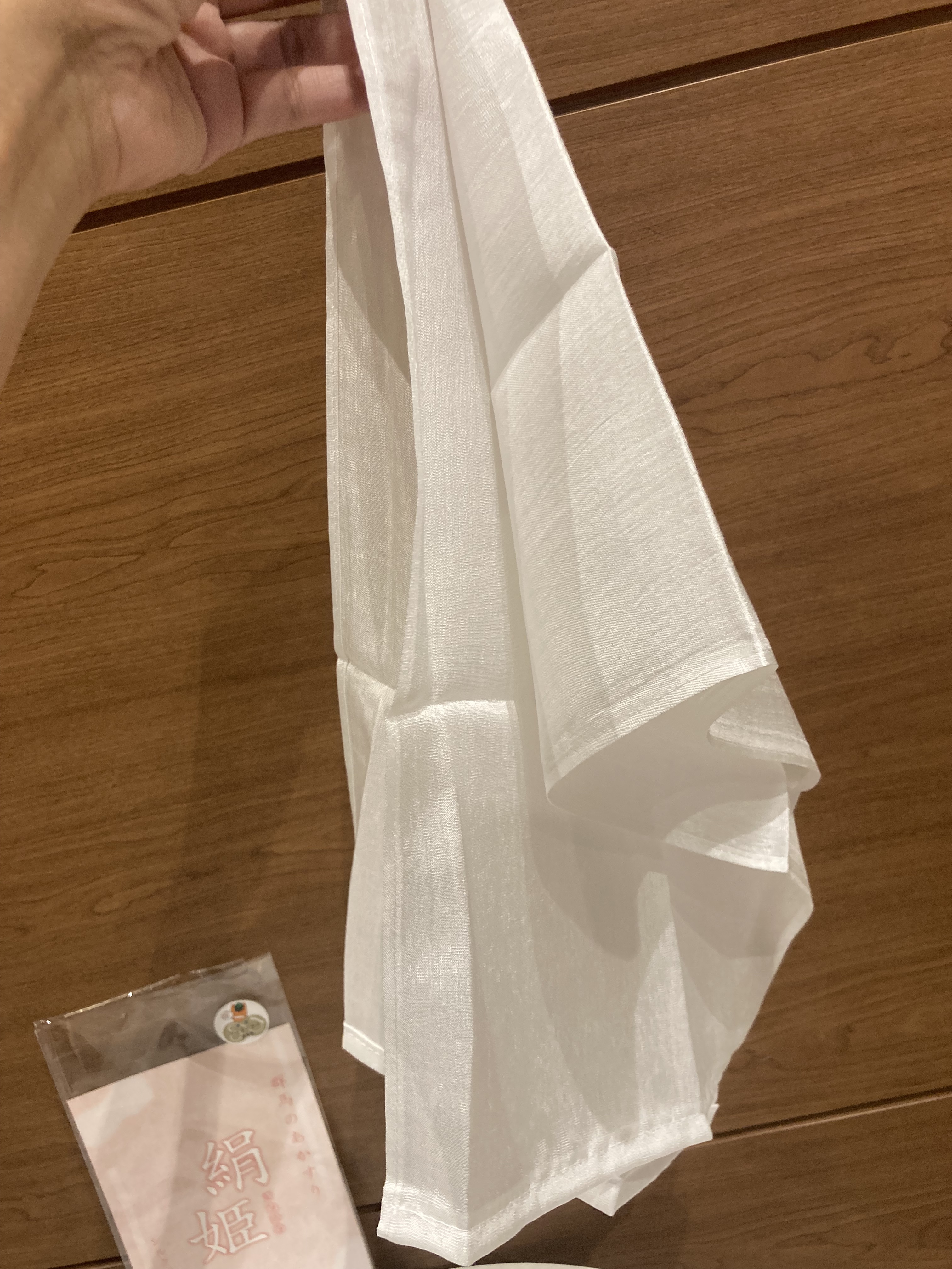 絹姫 シルクボディタオル /ハッピーシルク/ボディスクラブを使ったクチコミ（2枚目）