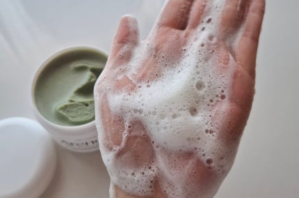 プレミアムもちソープ「グリーンアルティザン」/アレンシア/その他洗顔料を使ったクチコミ(5枚目)