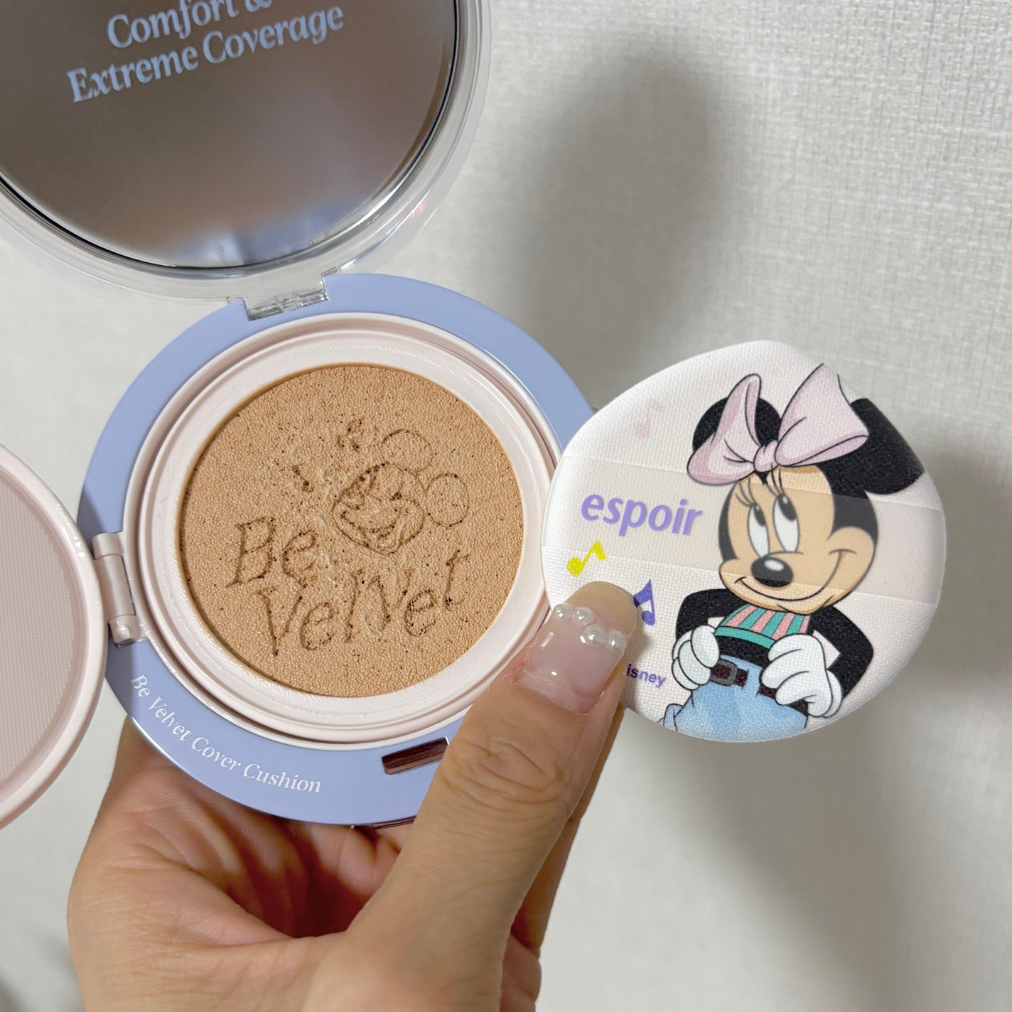 ビーベルベットカバークッション/espoir/クッションファンデーションを使ったクチコミ(1枚目)