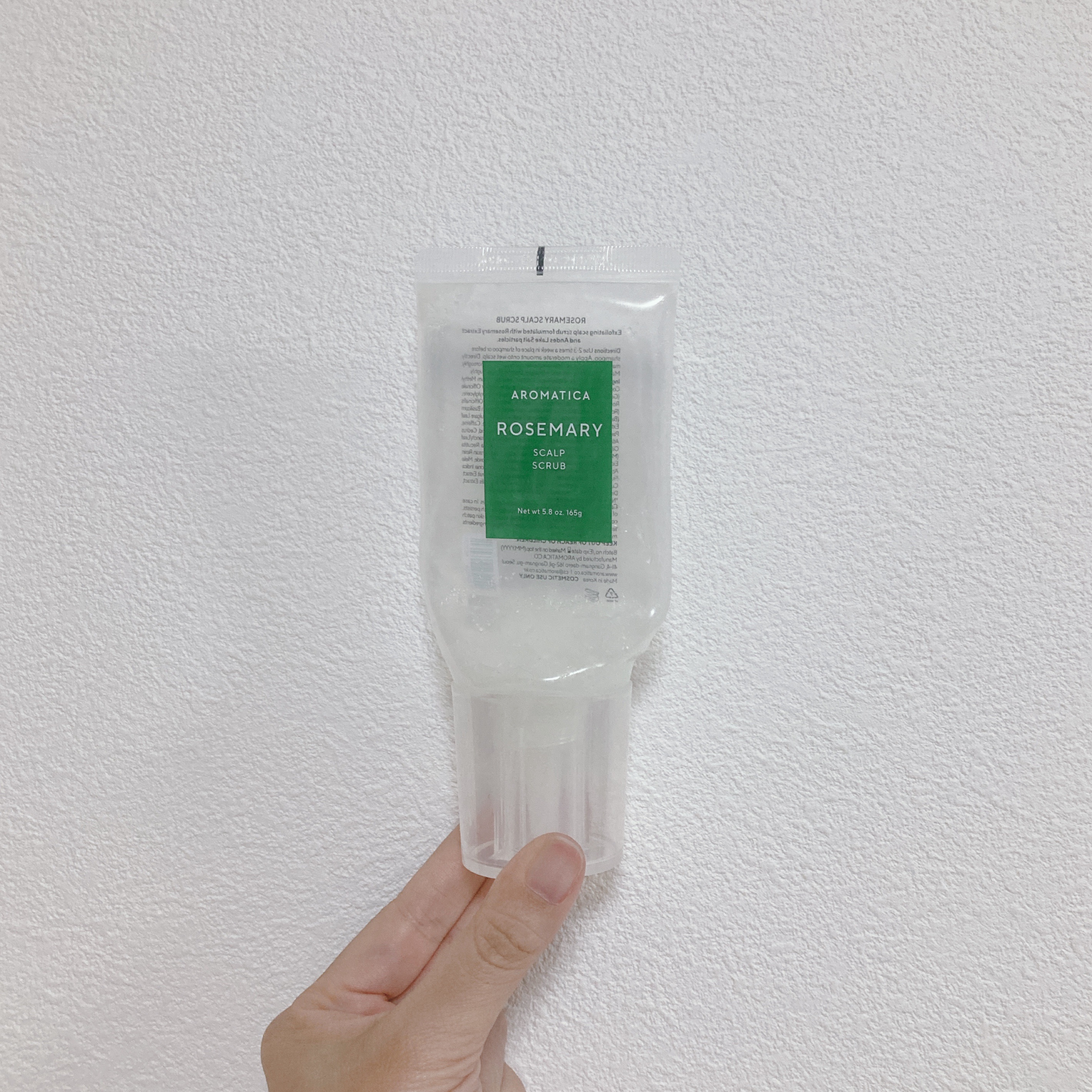 ローズマリー スカルプ スクラブ/AROMATICA/ヘッドスクラブを使ったクチコミ（1枚目）