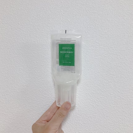 ローズマリー スカルプ スクラブ/AROMATICA/ヘッドスクラブを使ったクチコミ(1枚目)